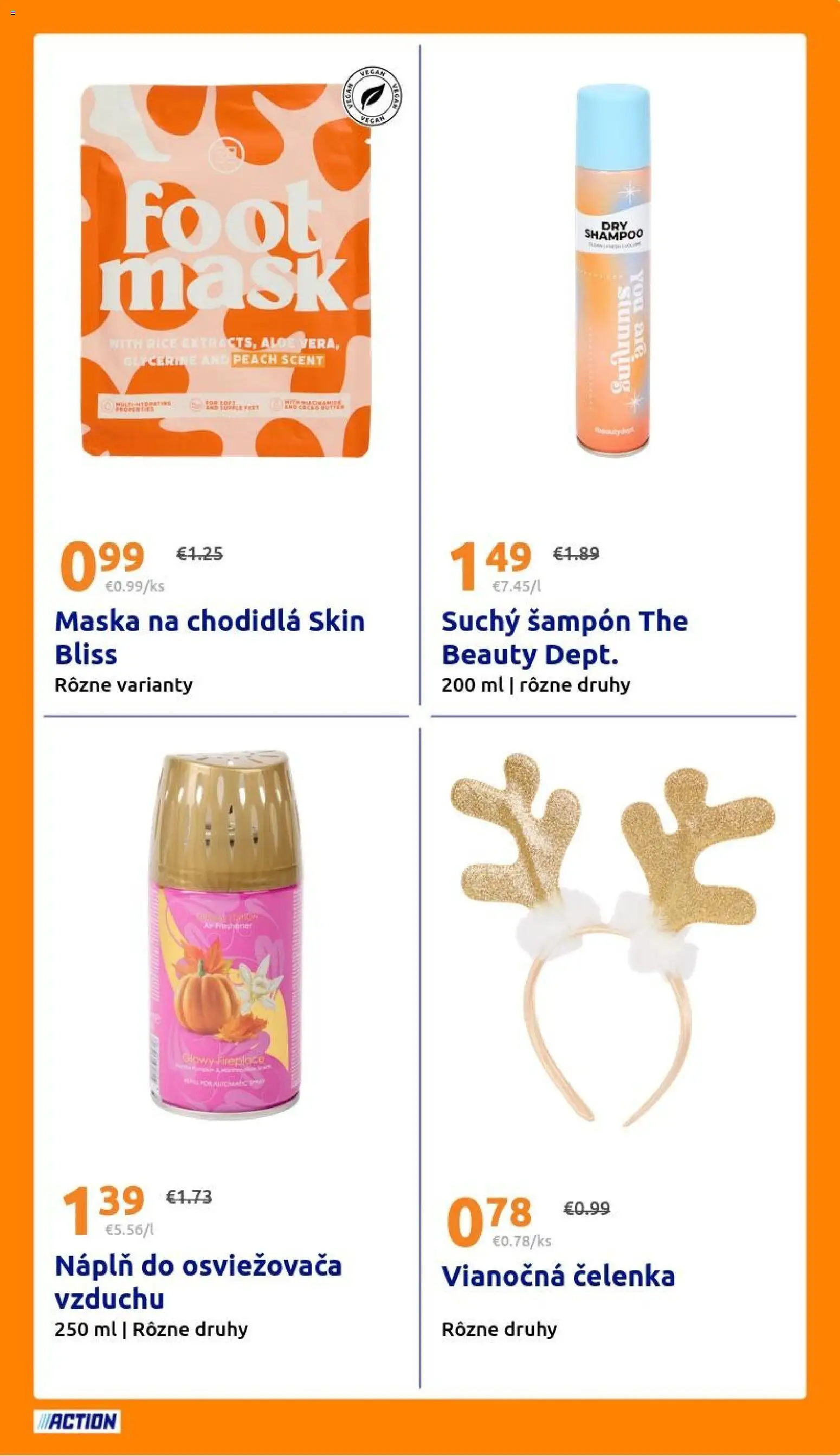 Nové Action akcie – leták je platný od 10.12.2025 | Strana: 25 | Produkty: Šampón, Maska