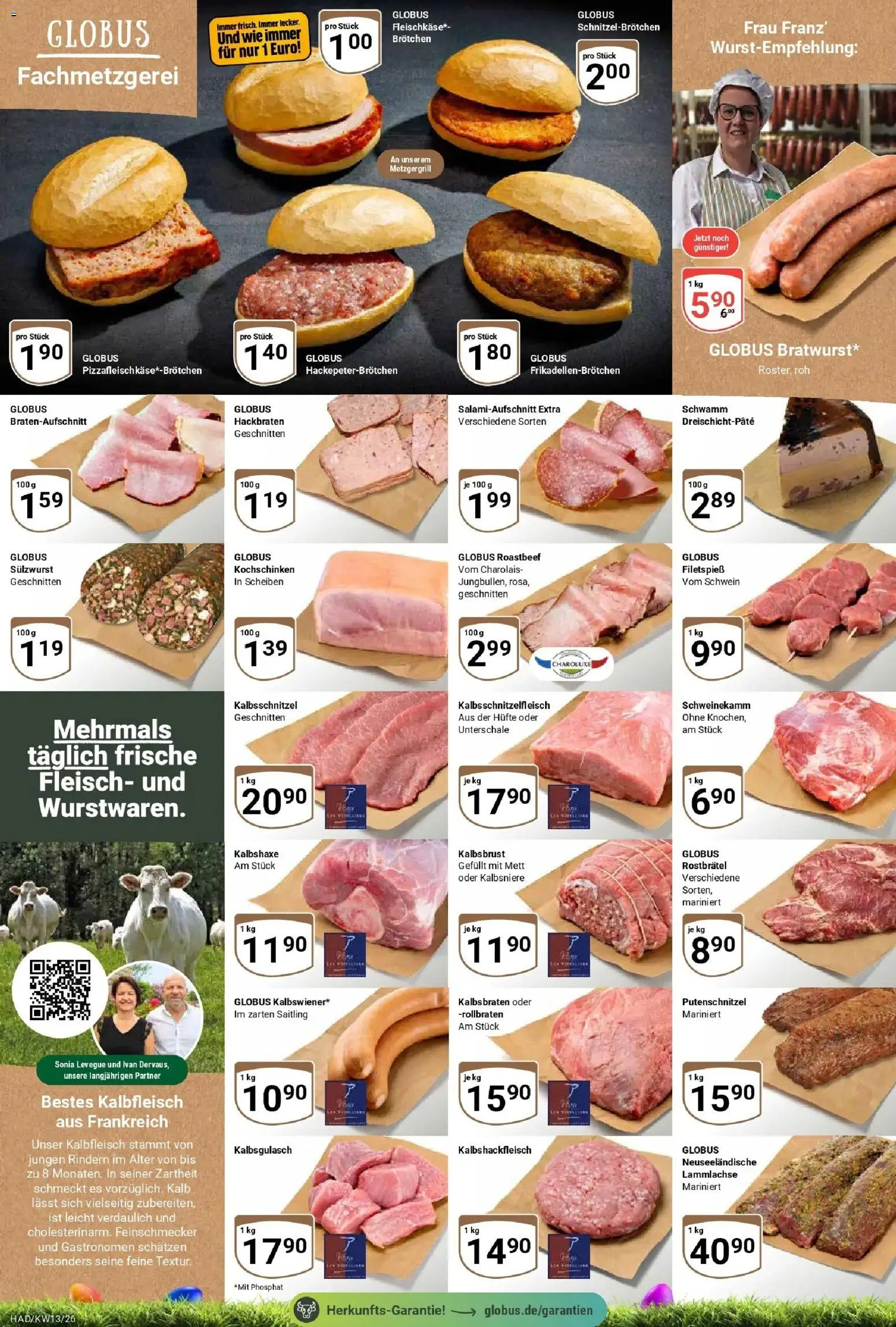 Globus prospekt Halle (saale)	 – gültig ab 23.03.2026 | Seite: 12 | Produkte: Roastbeef, Putenschnitzel, Fleisch