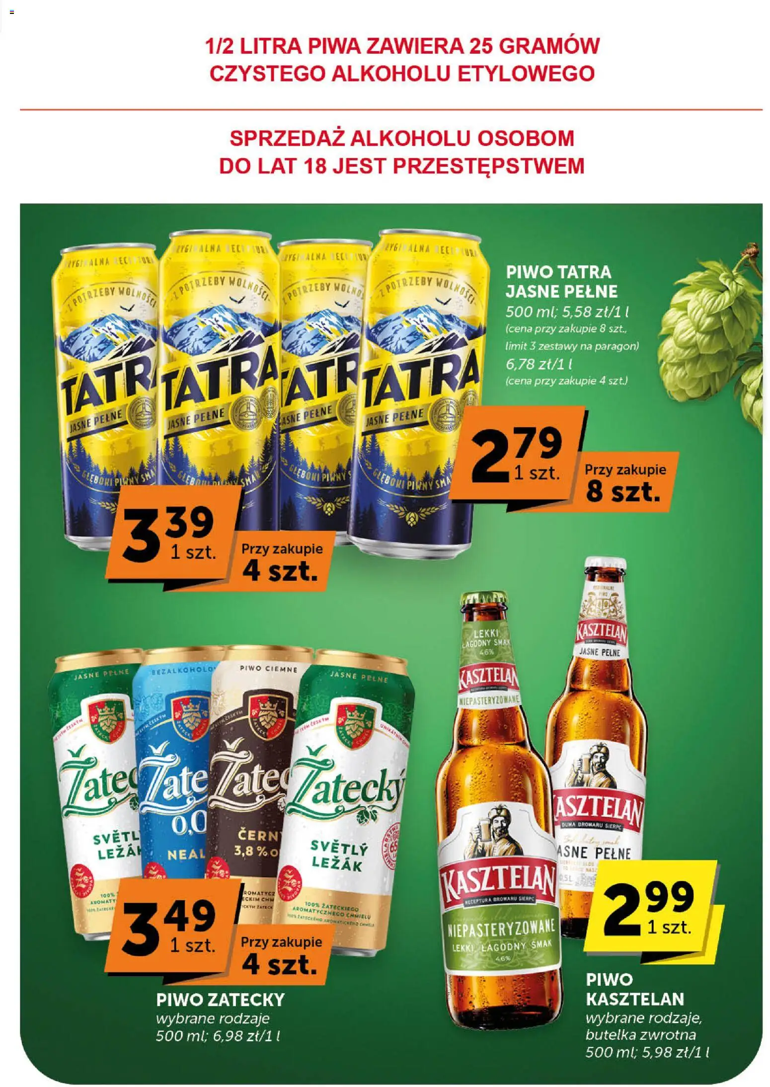 ABC Gazetka - Minimarket od 13.11.2025 | Strona: 22 | Produkty: Leżak, Piwo