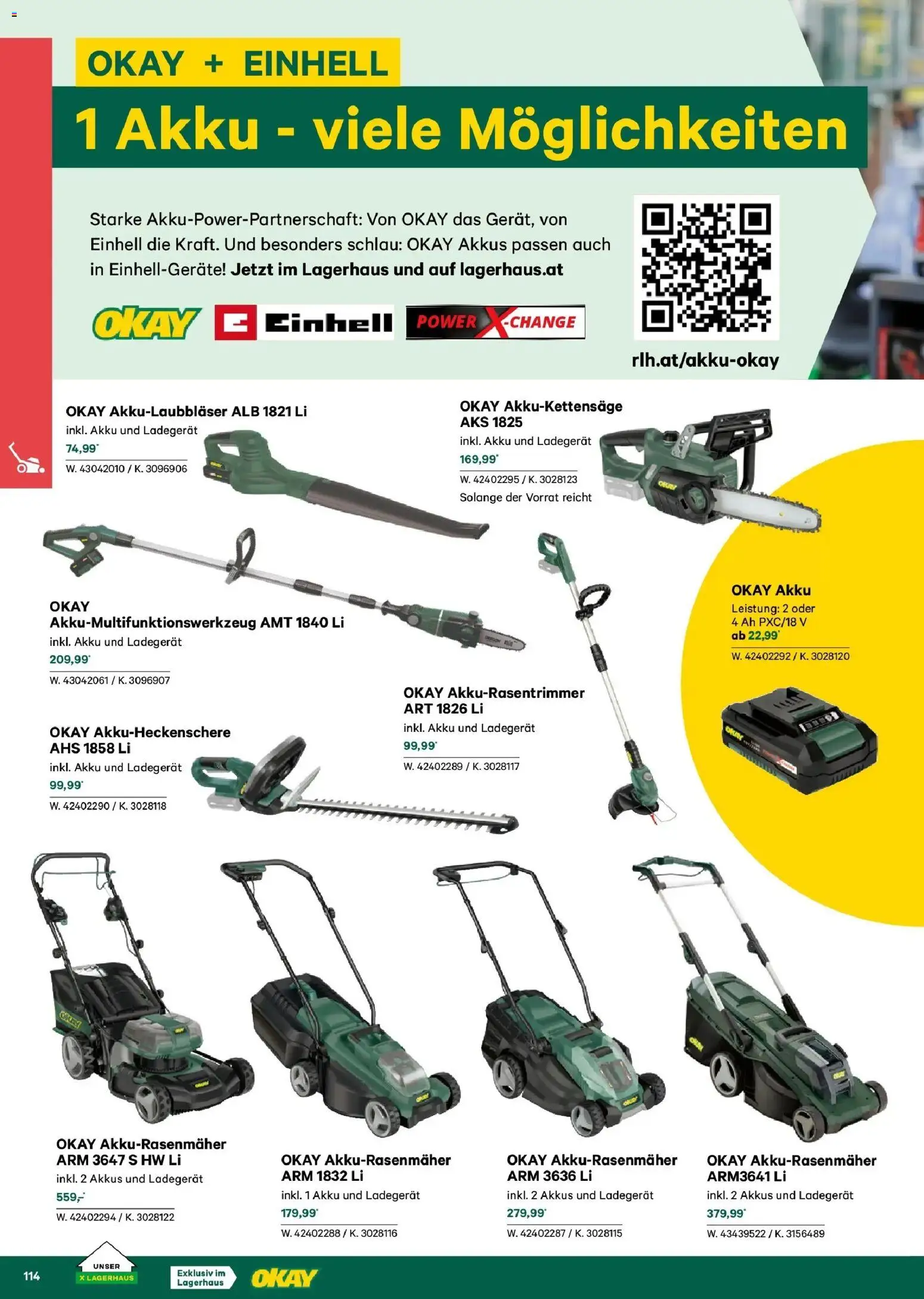 Lagerhaus Garten & Freizeit Katalog 2026 - Schweiggers, Bad Aussee  gültig ab 01.03.2026 | Seite: 114