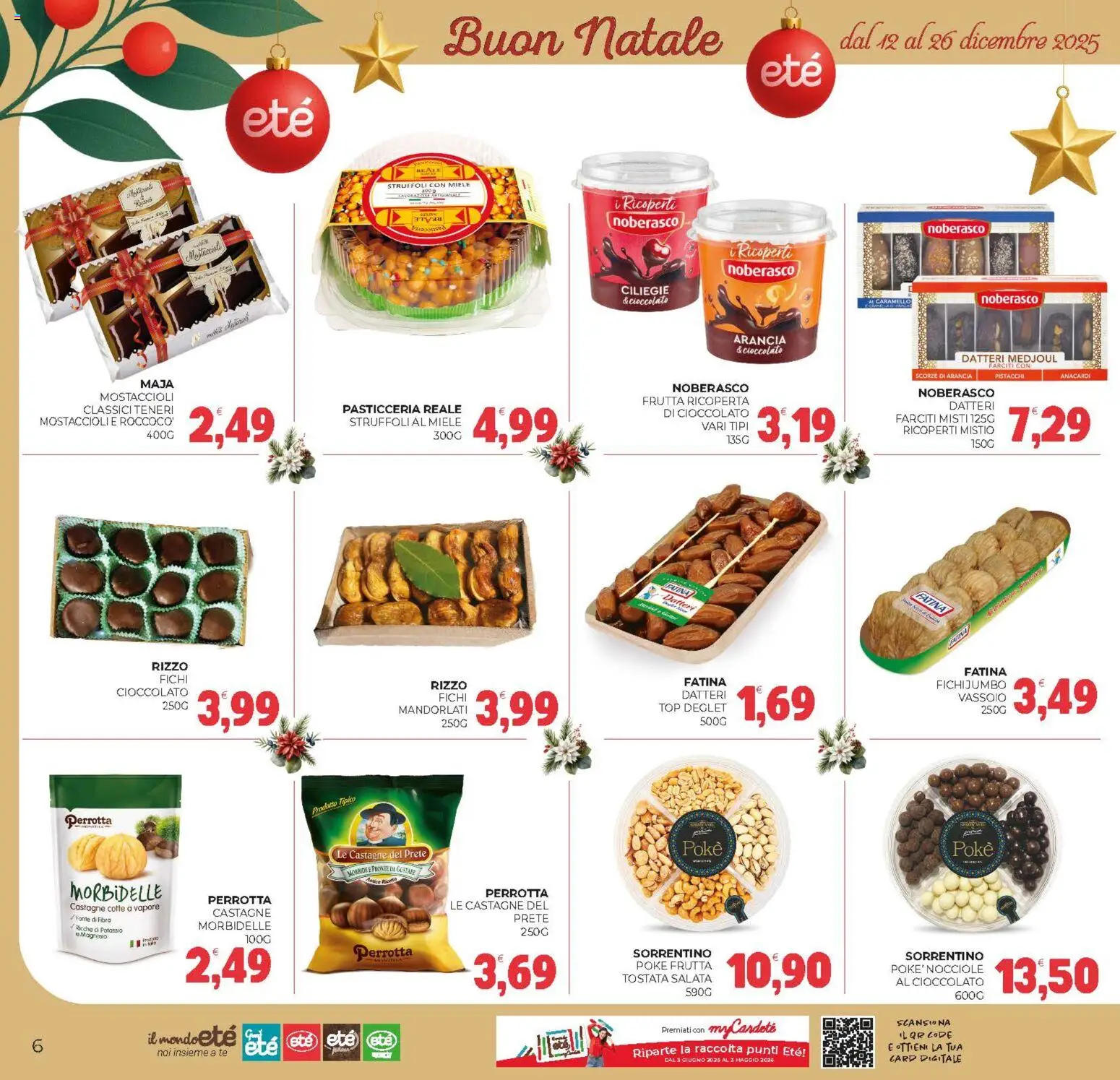 Volantino Eté del 12.12.2025 | Pagina: 6 | Prodotti: Cioccolato, Tè, Top, Miele