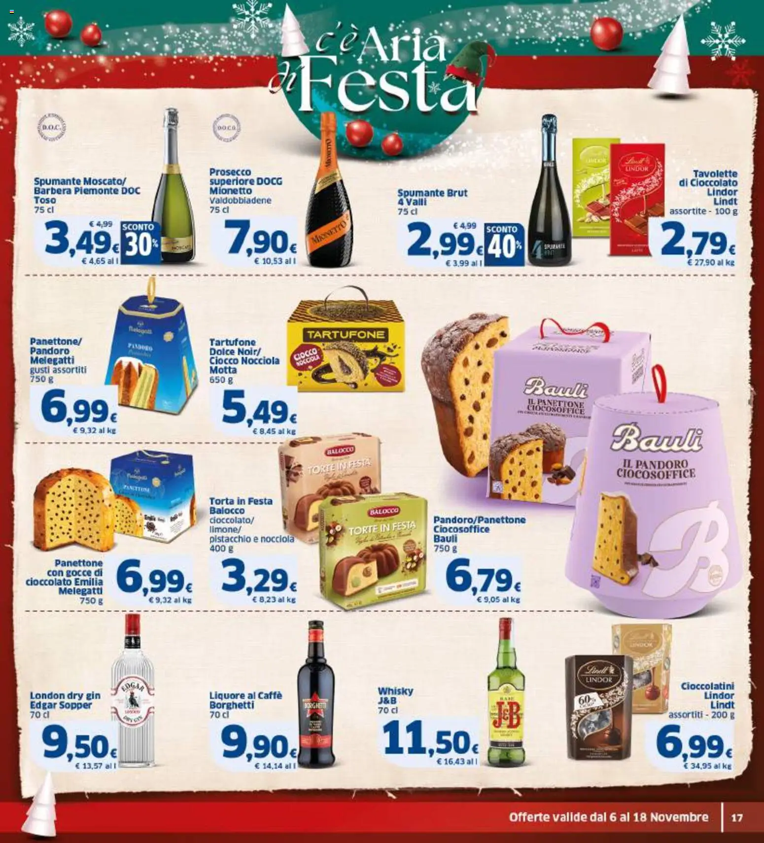 Volantino SIGMA del 06.11.2025 | Pagina: 17 | Prodotti: Panettone, Spumante, Torta, Cioccolatini