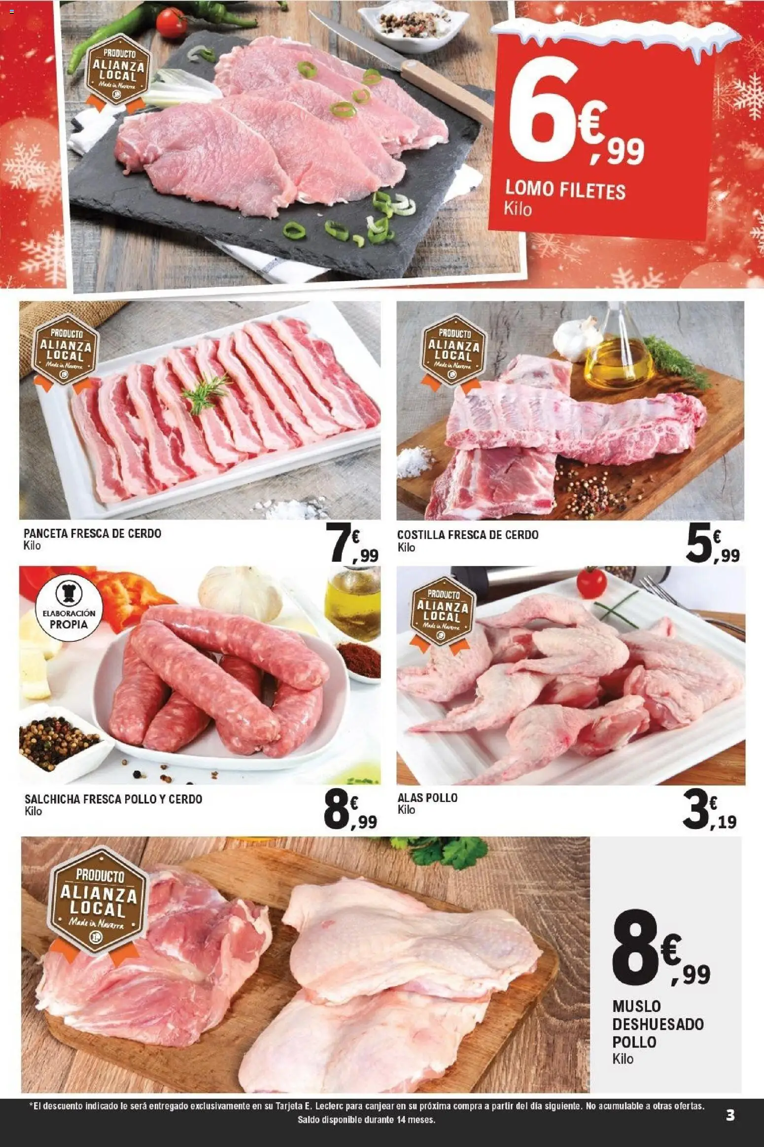 E.Leclerc folleto │ válido desde el 07.01.2026 | Página: 3 | Productos: Ηλεκτρικός φούρνος, Cerdo