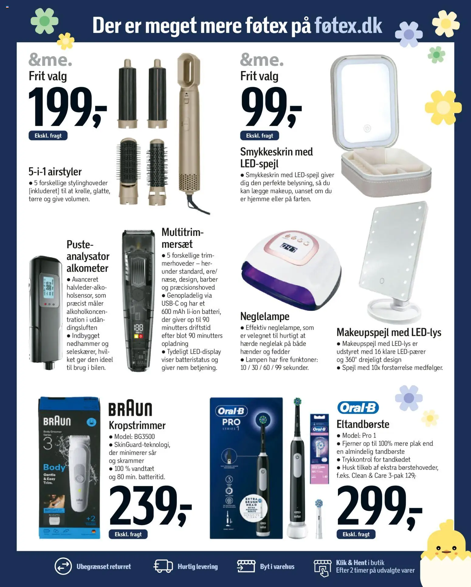 Føtex tilbudsavis – gyldig fra 20.03.2026 | Side: 83 | Produkter: Neglelak, Tandbørste, Spejl, Søm