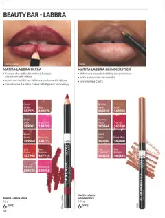 Anteprima del volantino Avon - campagna 10/2025 valido a partire dal 01.10.2025 | Pagina: 54 | Prodotti: Rossetto