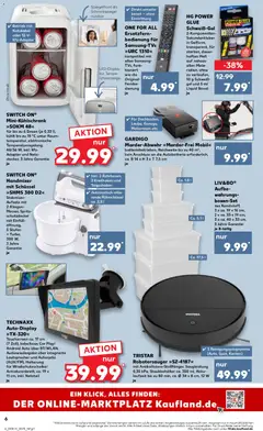 ONE FOR ALL Ersatzfernbedienung für Samsung-TVs »URC 1310«, kompatibel mit allen Samsung-TVs, funktioniert wie die Original-Fernbedienung ab 19.02.2026 gültig | Seite: 6 | Produkte: Lautsprecher, Mixer, Handmixer, Netzteil