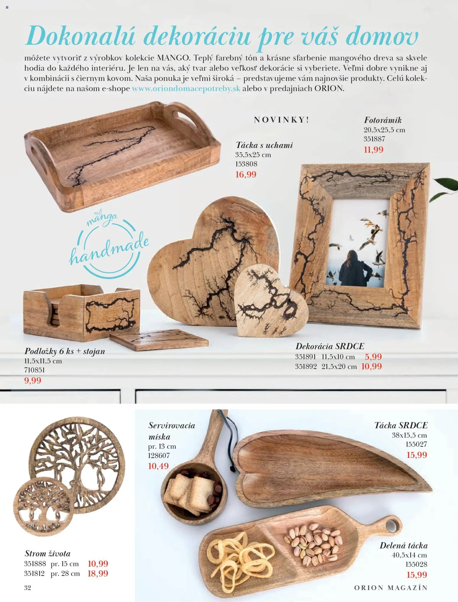 Nové Orion akcie – leták je platný od 09.03.2026 | Strana: 32