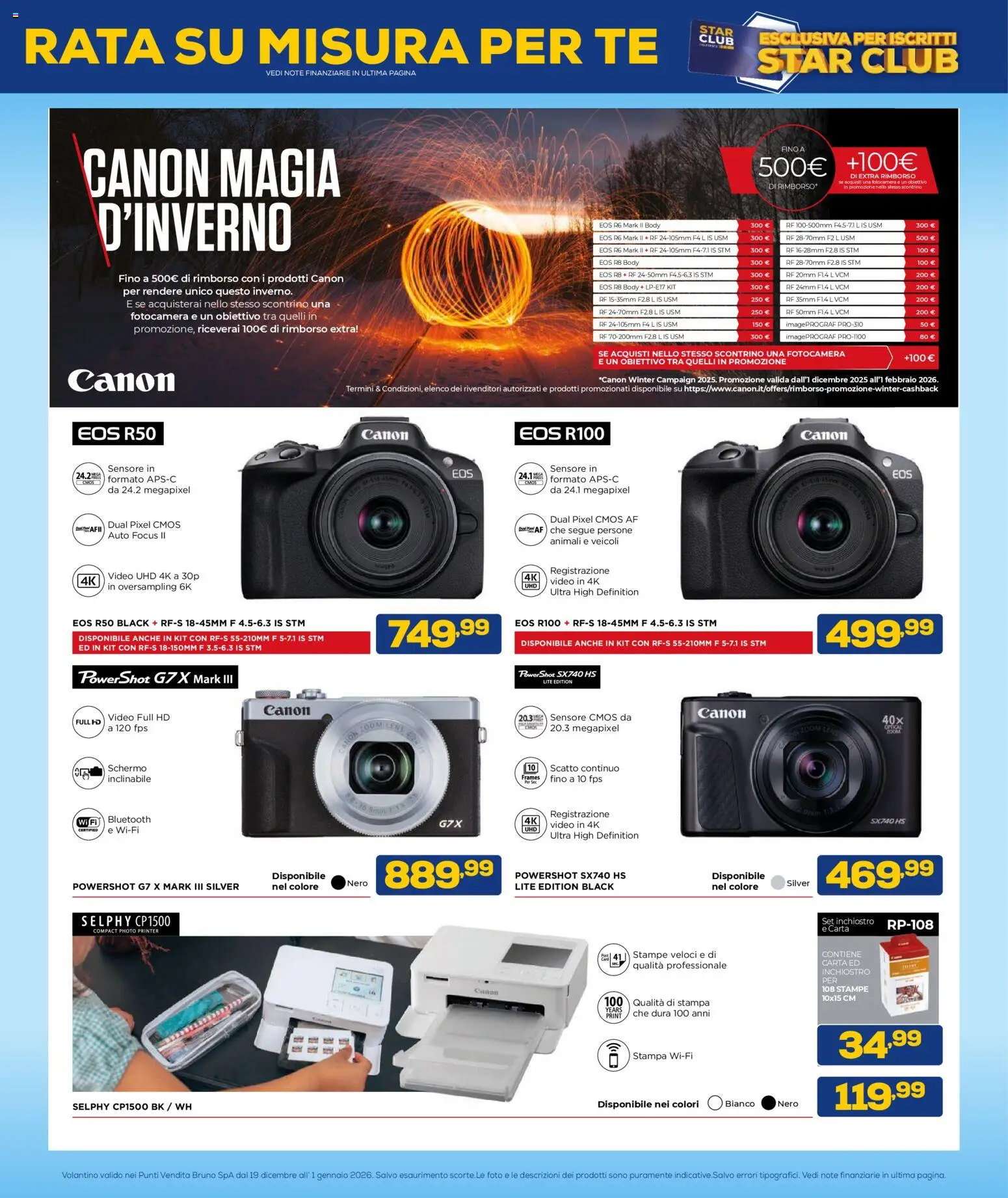 Volantino Euronics del 19.12.2025 | Pagina: 32 | Prodotti: Schermo, Video, Fotocamera, Stampa