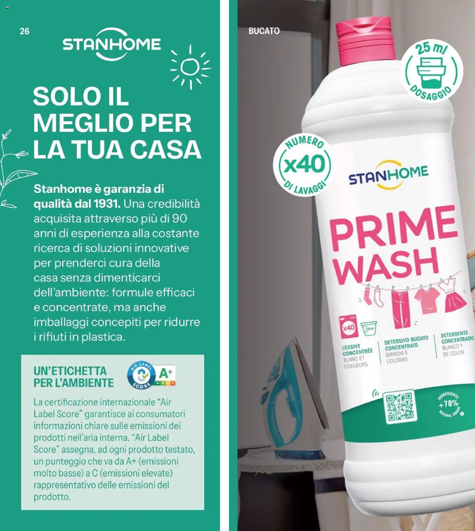 Volantino Stanhome del 10.03.2026 | Pagina: 26 | Prodotti: Detergente