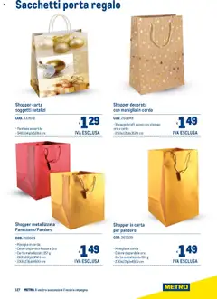 Anteprima del volantino Metro Natale catalogo valido a partire dal 06.11.2025 | Pagina: 127 | Prodotti: Pandoro, Stampa
