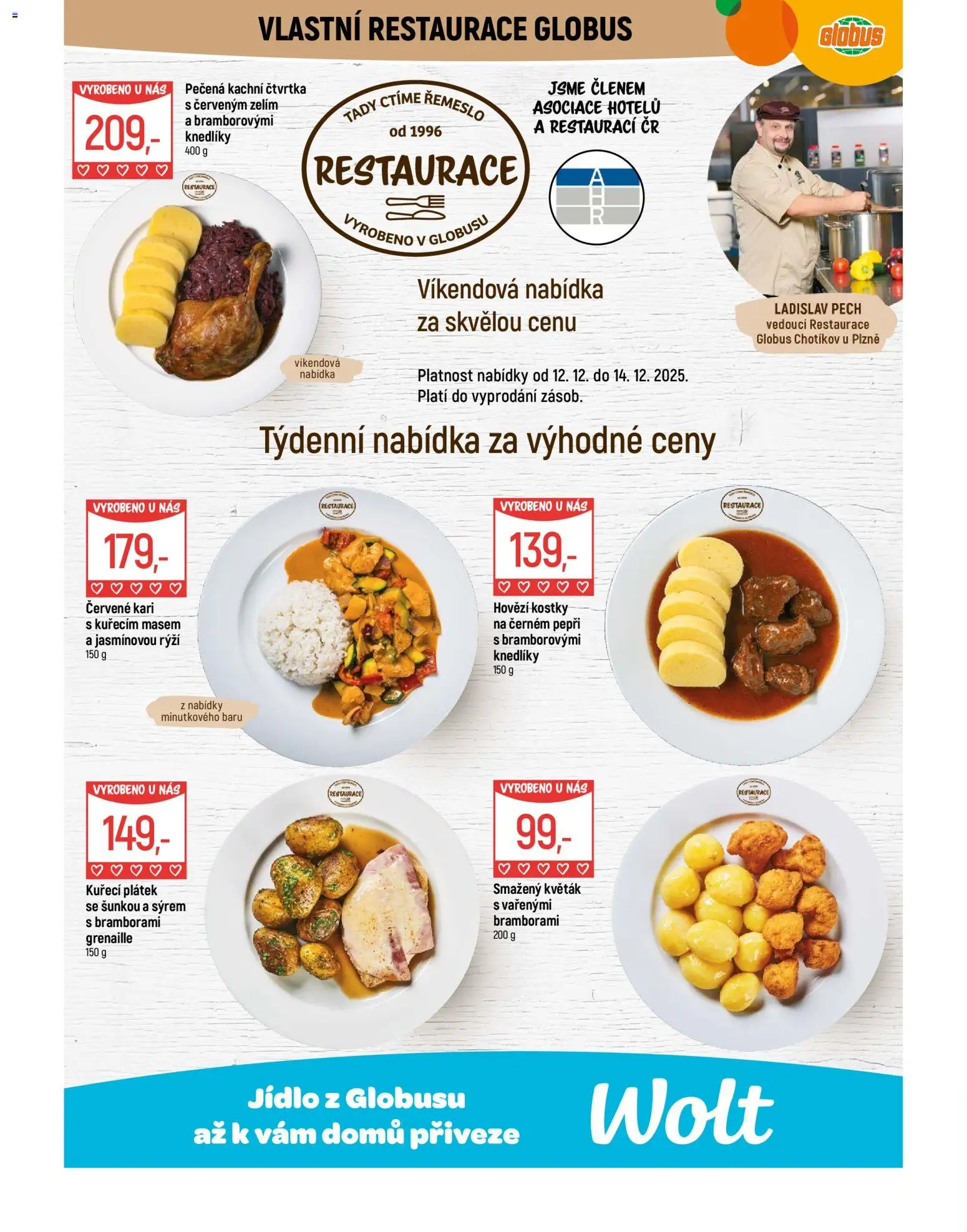 Globus leták - Plzeň od 10.12.2025 | Strana: 5 | Produkty: Hovězí, Globus, Květák, Kostky