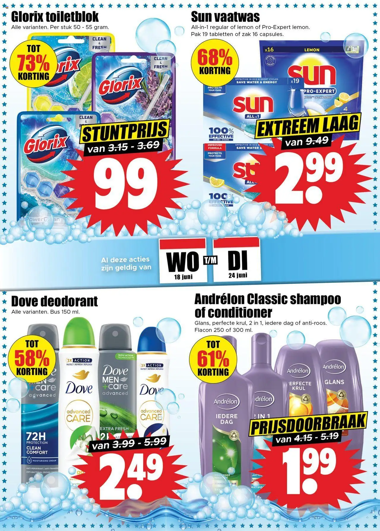  | Pagina: 21 | Producten: Deodorant, Toilet, Shampoo, Conditioner