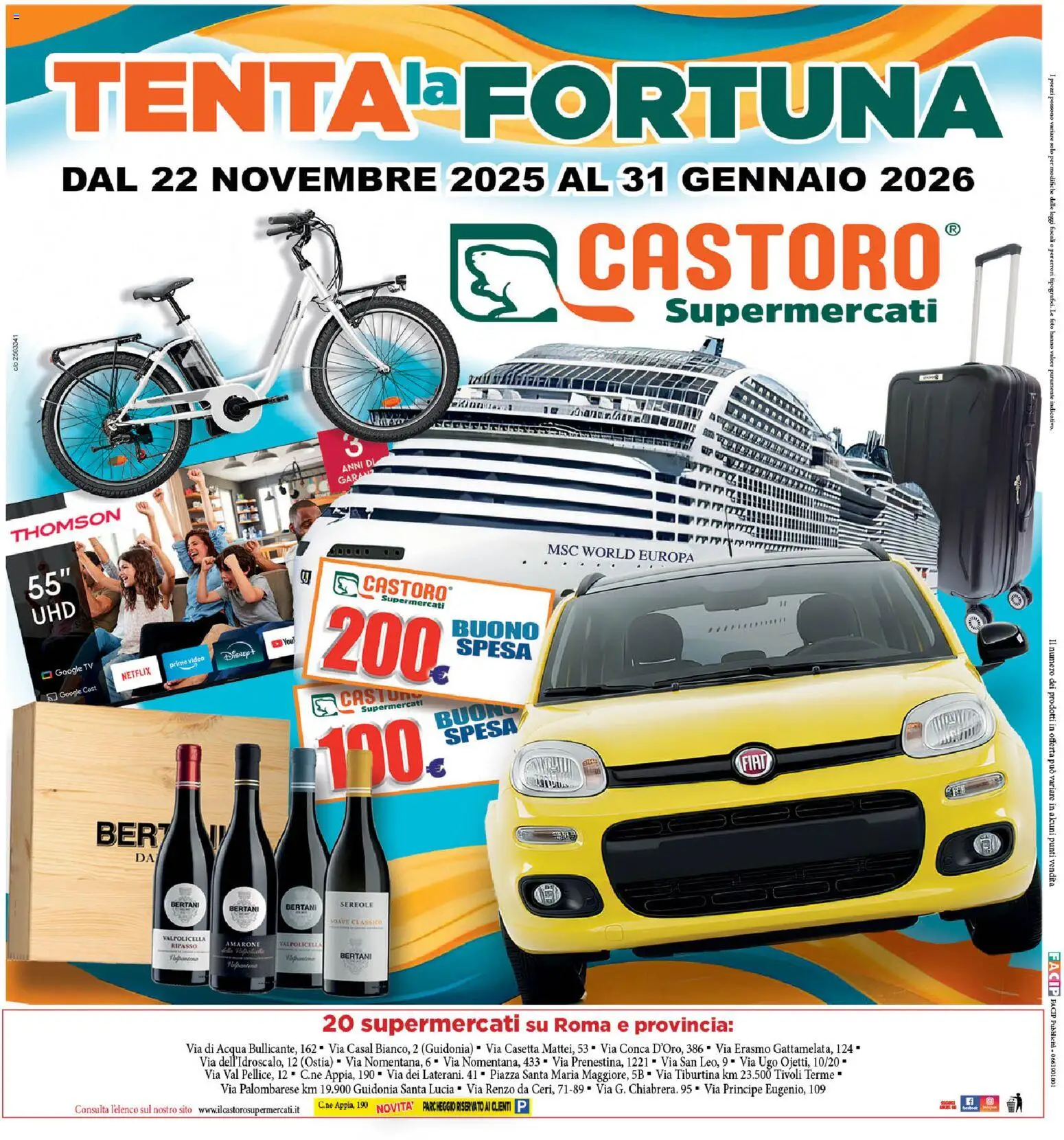 Volantino Il Castoro del 27.11.2025 | Pagina: 24 | Prodotti: Acqua, TV, Video