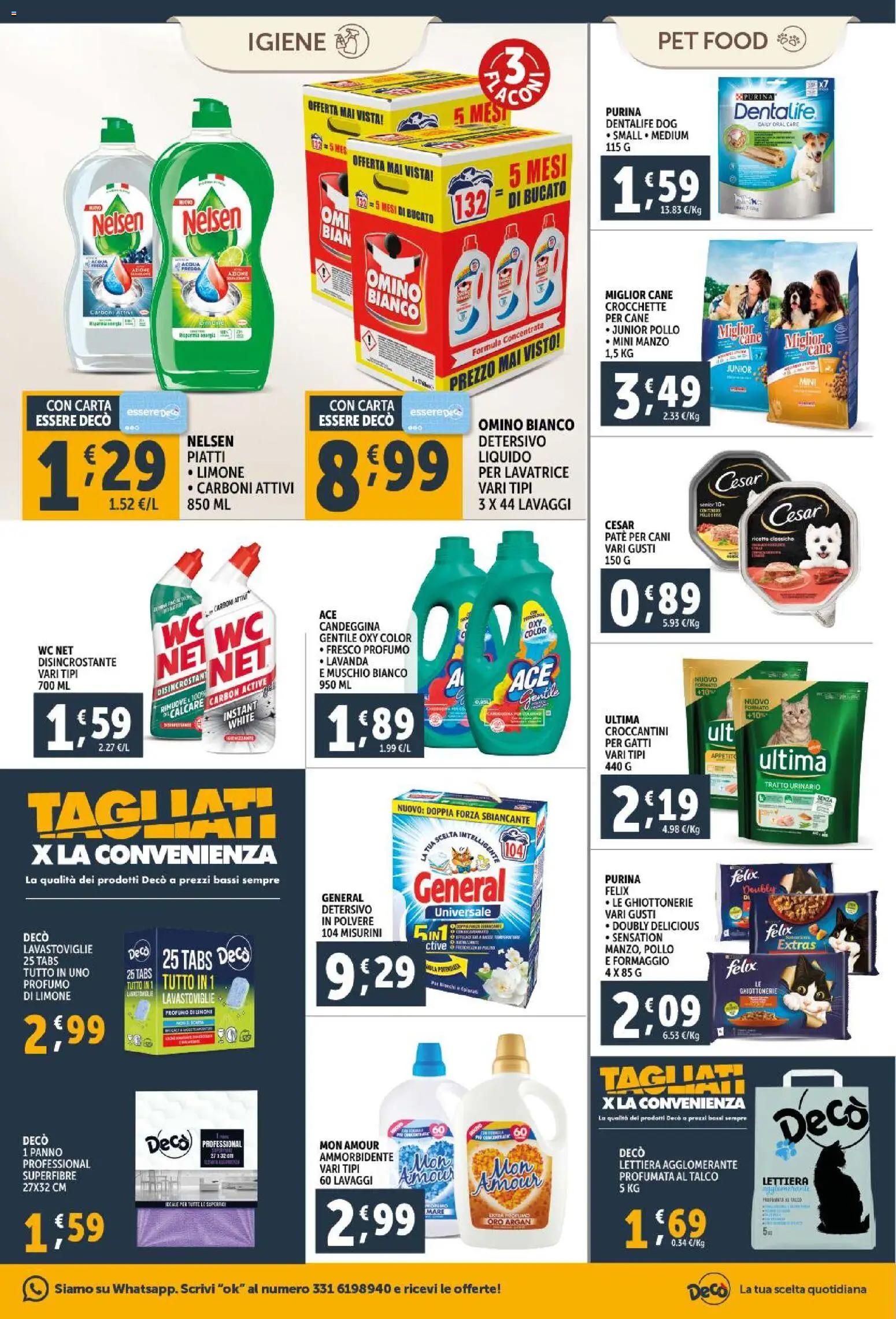 Volantino Decò del 20.01.2026 | Pagina: 21 | Prodotti: Manzo, Crocchette, Lavastoviglie, Lavanda