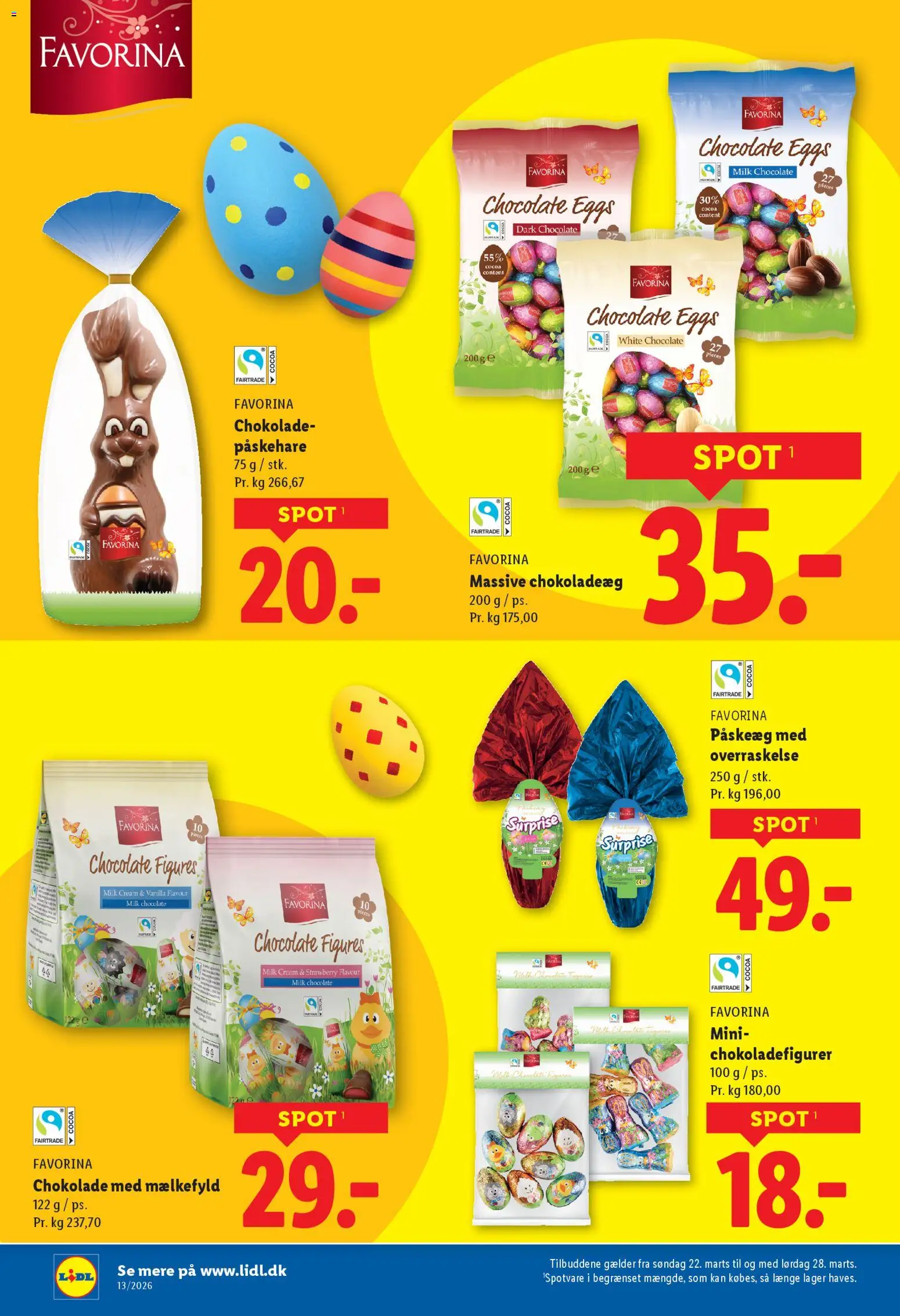 Lidl tilbudsavis – gyldig fra 26.03.2026 | Side: 23 | Produkter: Chokolade