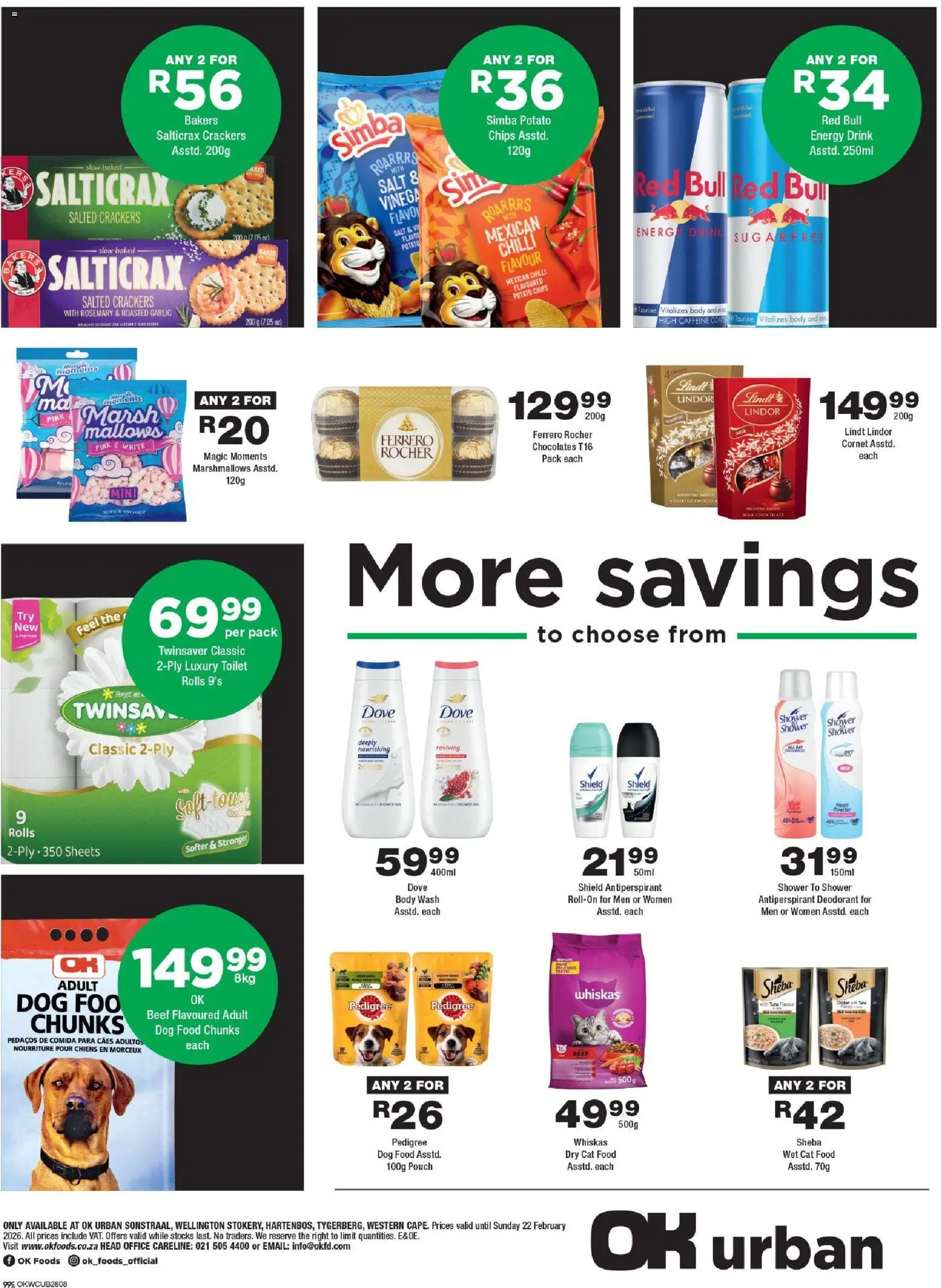 New OK Foods catalogue – valid from 11.02.2026 | Page: 4 | Products: Toilet, Salt, Chilli, Dog food