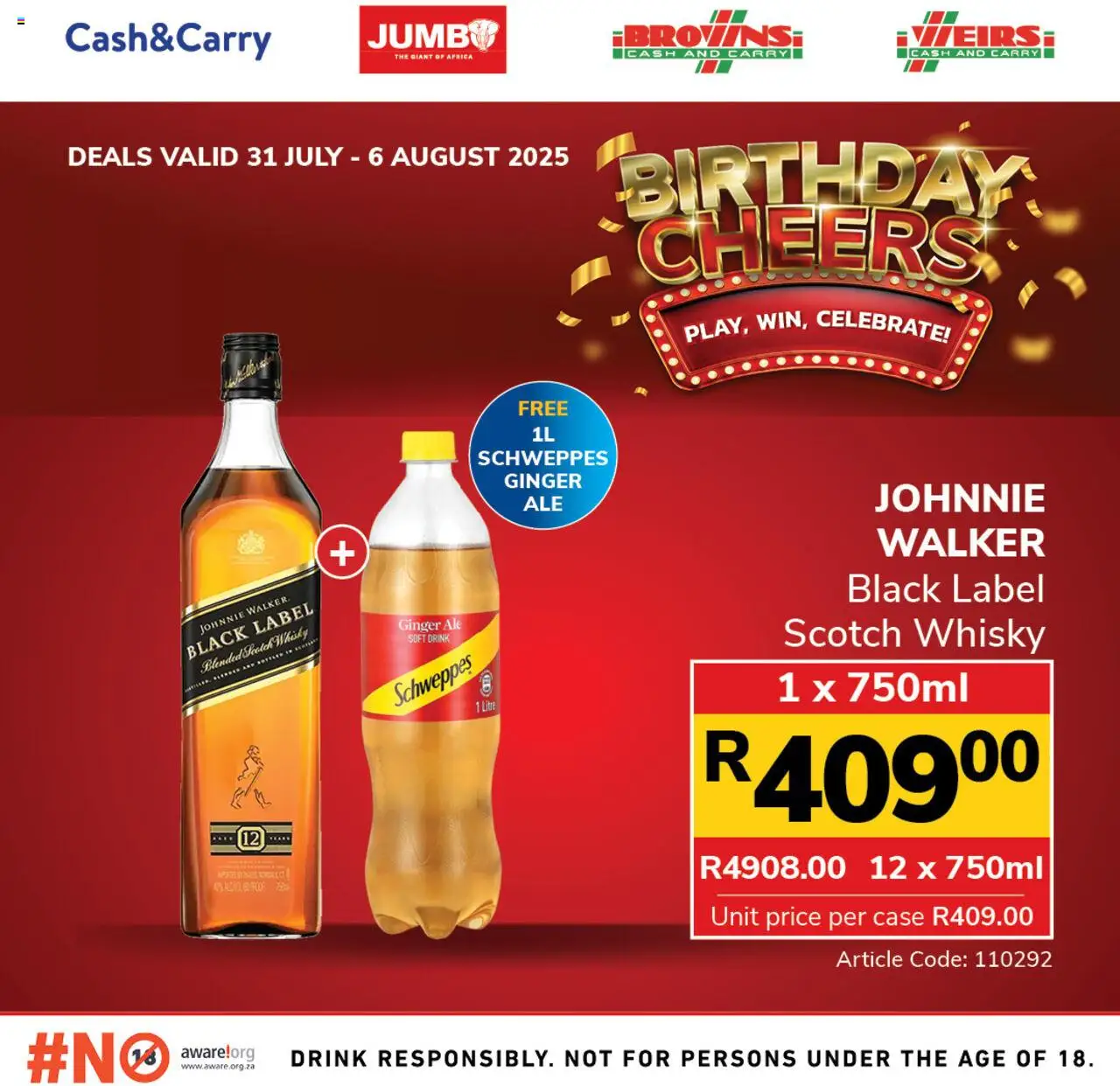 Jumbo Liquor Specials │ valid from 31.07.2025 | Page: 1