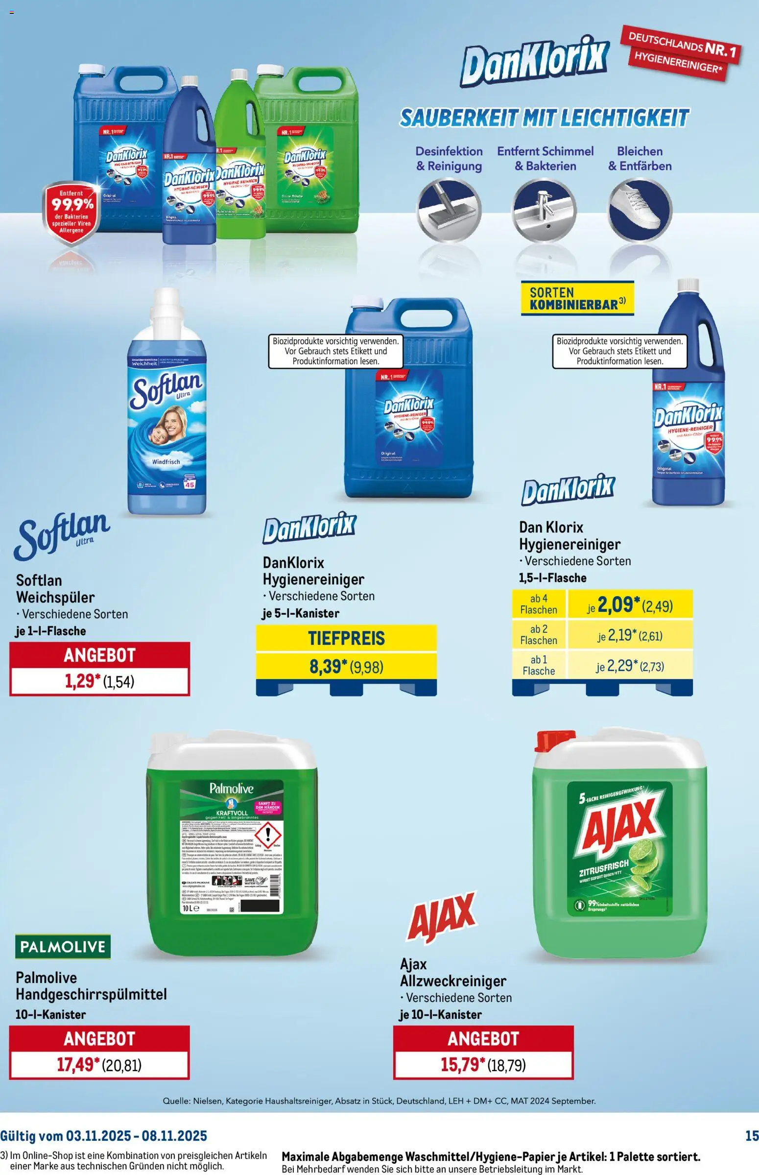 Metro Starke Marken – gültig ab 03.11.2025 | Seite: 15 | Produkte: Weichspüler