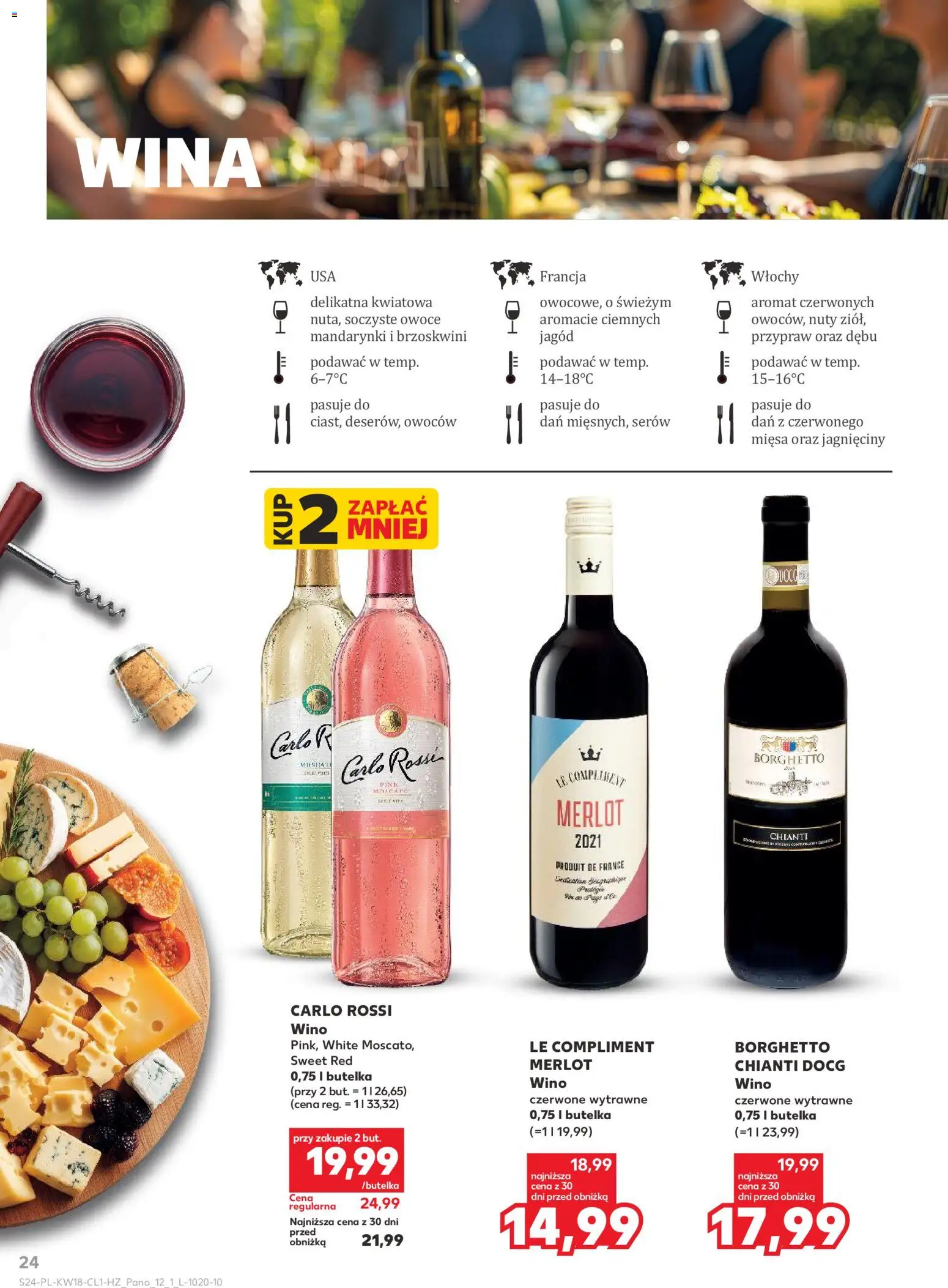 Kaufland Polsko leták - Barek od 29.04.2026 | Strana: 24 | Produkty: Merlot