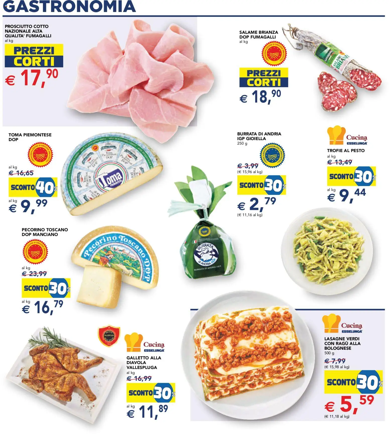 Volantino Esselunga S del 08.04.2026 | Pagina: 18 | Prodotti: Prosciutto Cotto, Salame, Prosciutto, Ragú