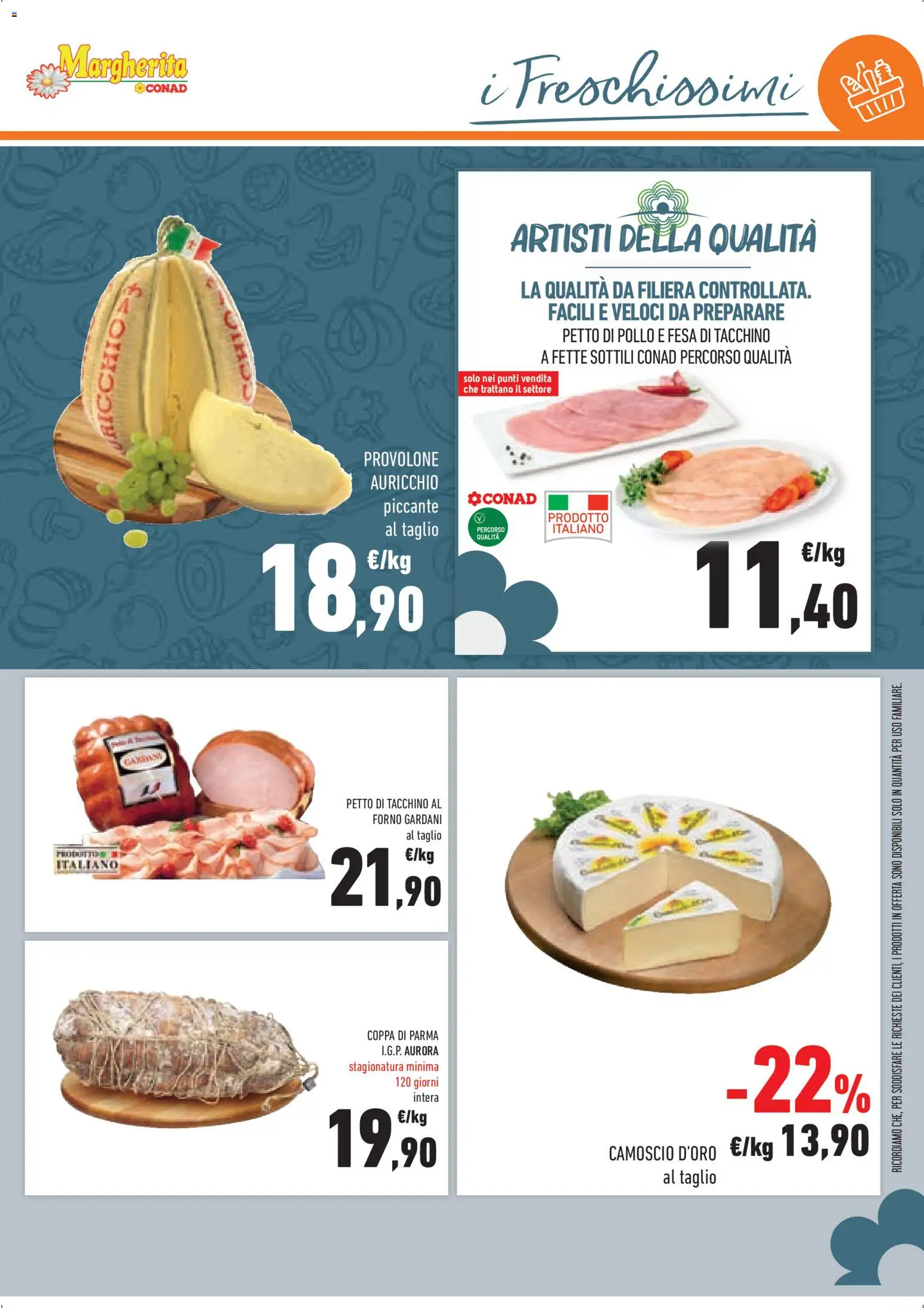 Volantino Conad del 29.01.2026 | Pagina: 11 | Prodotti: Petto di Pollo, Pollo, Tacchino, Forno