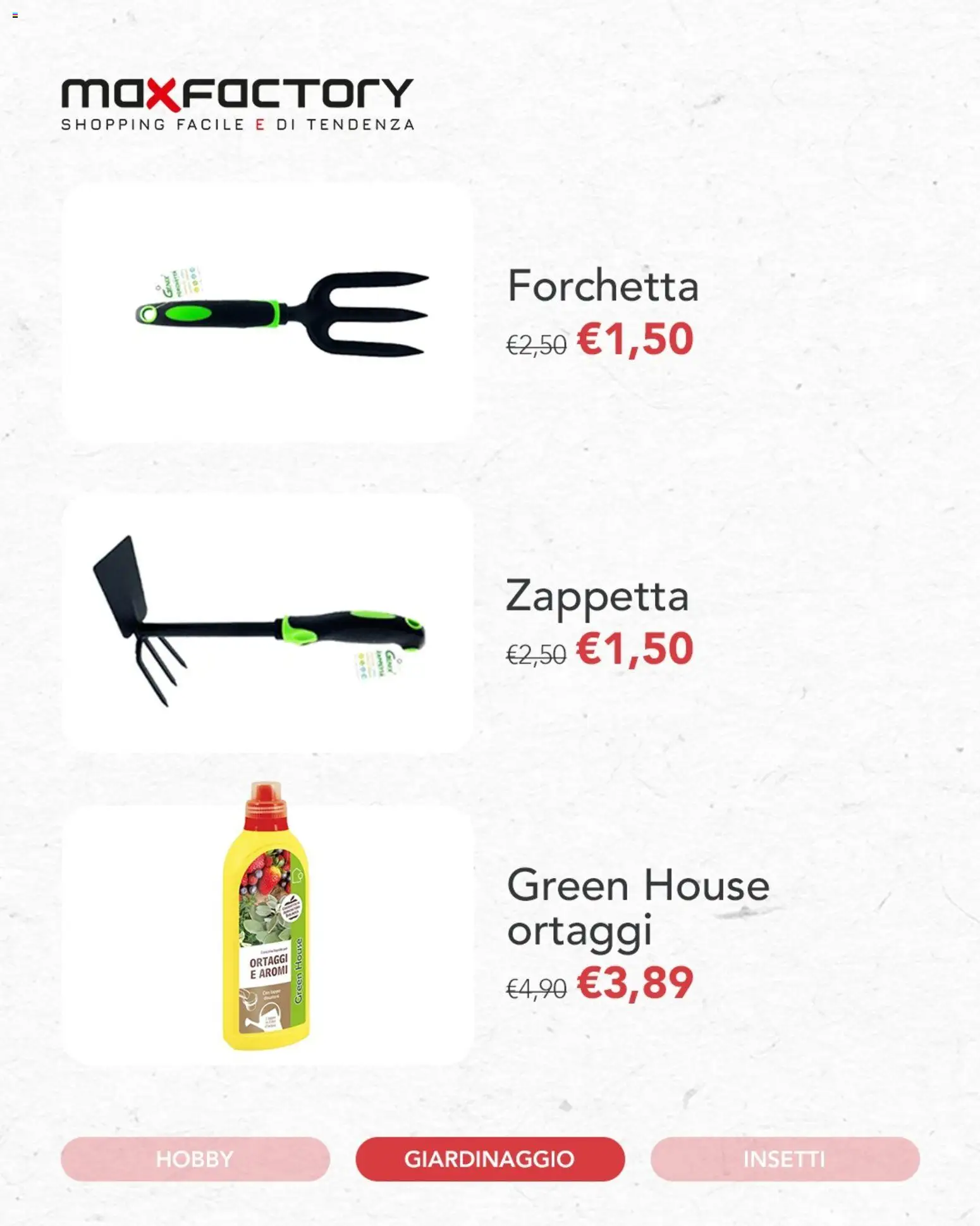 Volantino Max Factory del 13.04.2026 | Pagina: 3 | Prodotti: Ortaggi