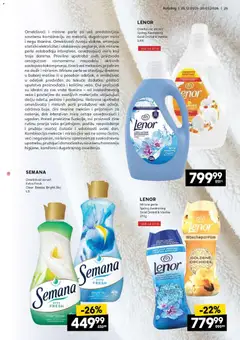 Roda katalog neprehrane - pregled Roda kataloga - važi od 25.12.2025 | Strana: 25 | Proizvode: Lenor, Miris, Posteljine, Omekšivač za veš