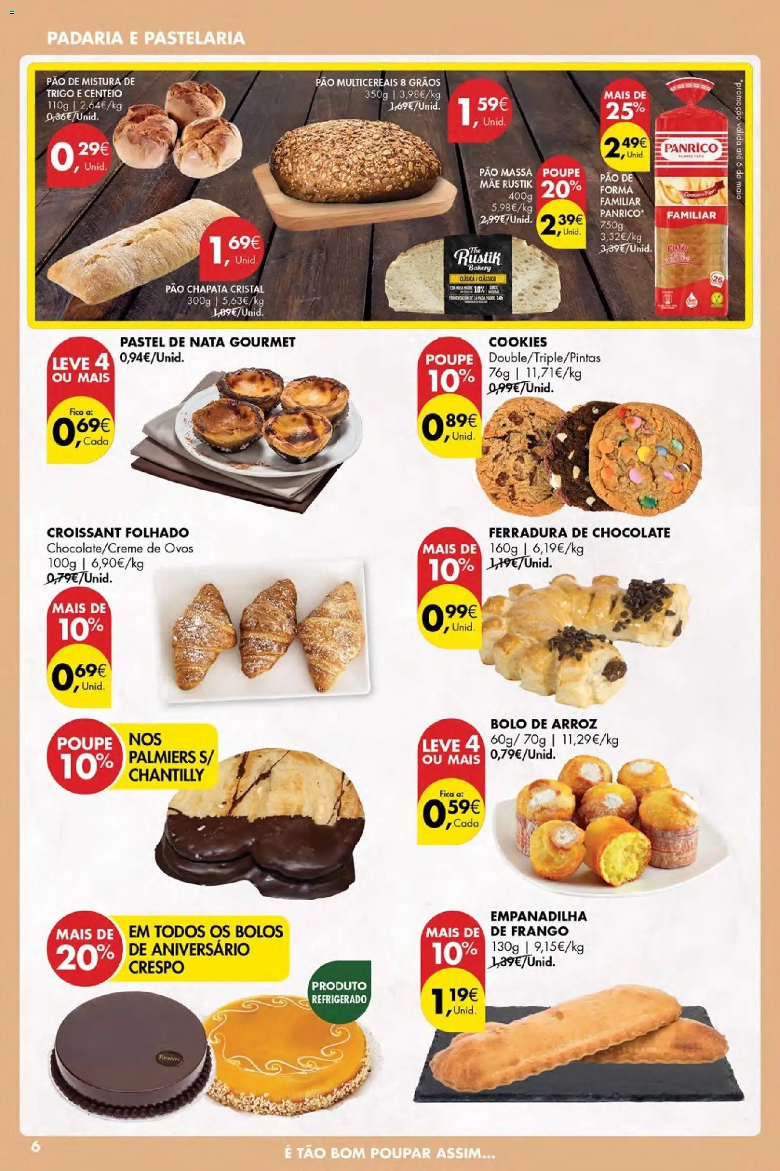 Pingo Doce Poupe Esta Semana Açores │ válido de 23.04.2026 | Página: 6 | Produtos: Frango, Bolo, Arroz, Massa