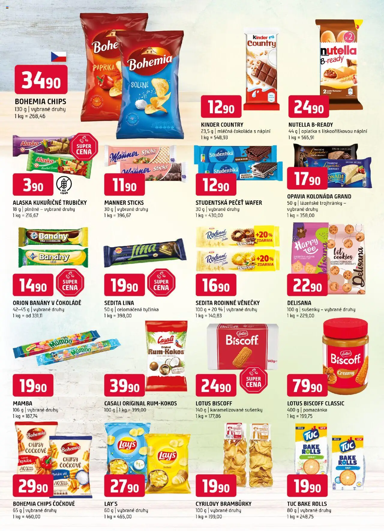Terno leták - Zlín od 13.08.2025 | Strana: 8 | Produkty: Pomazánka, Cyrilovy brambůrky, Lay's, Lotus