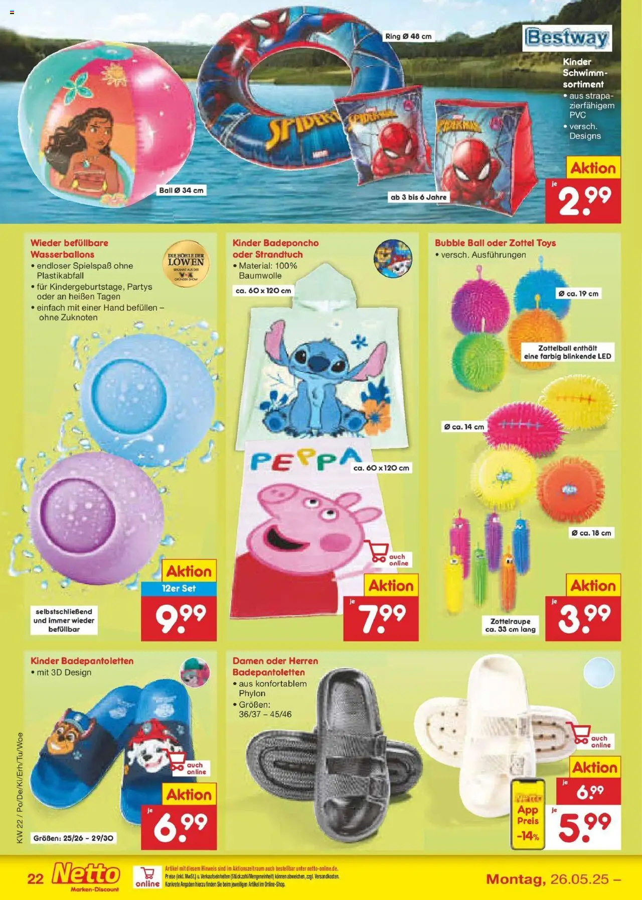 Netto Marken-Discount prospekt Gemmingen	 - gültig ab dem 26.05.2025 | Seite: 34 | Produkte: Strandtuch