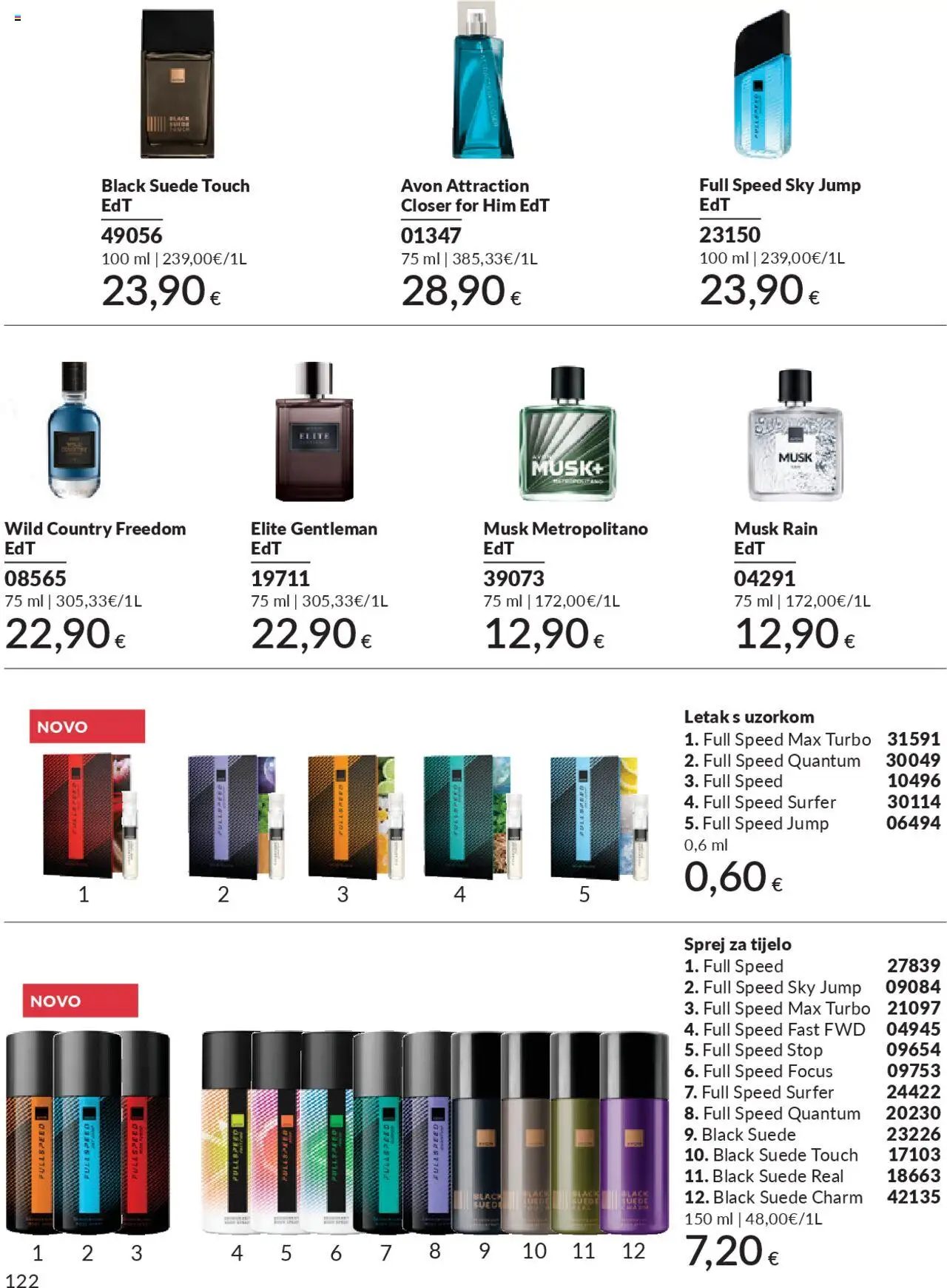 Avon katalog | vrijedi od 30.09.2025 | Stranica: 122 | Proizvodi: Sprej za tijelo