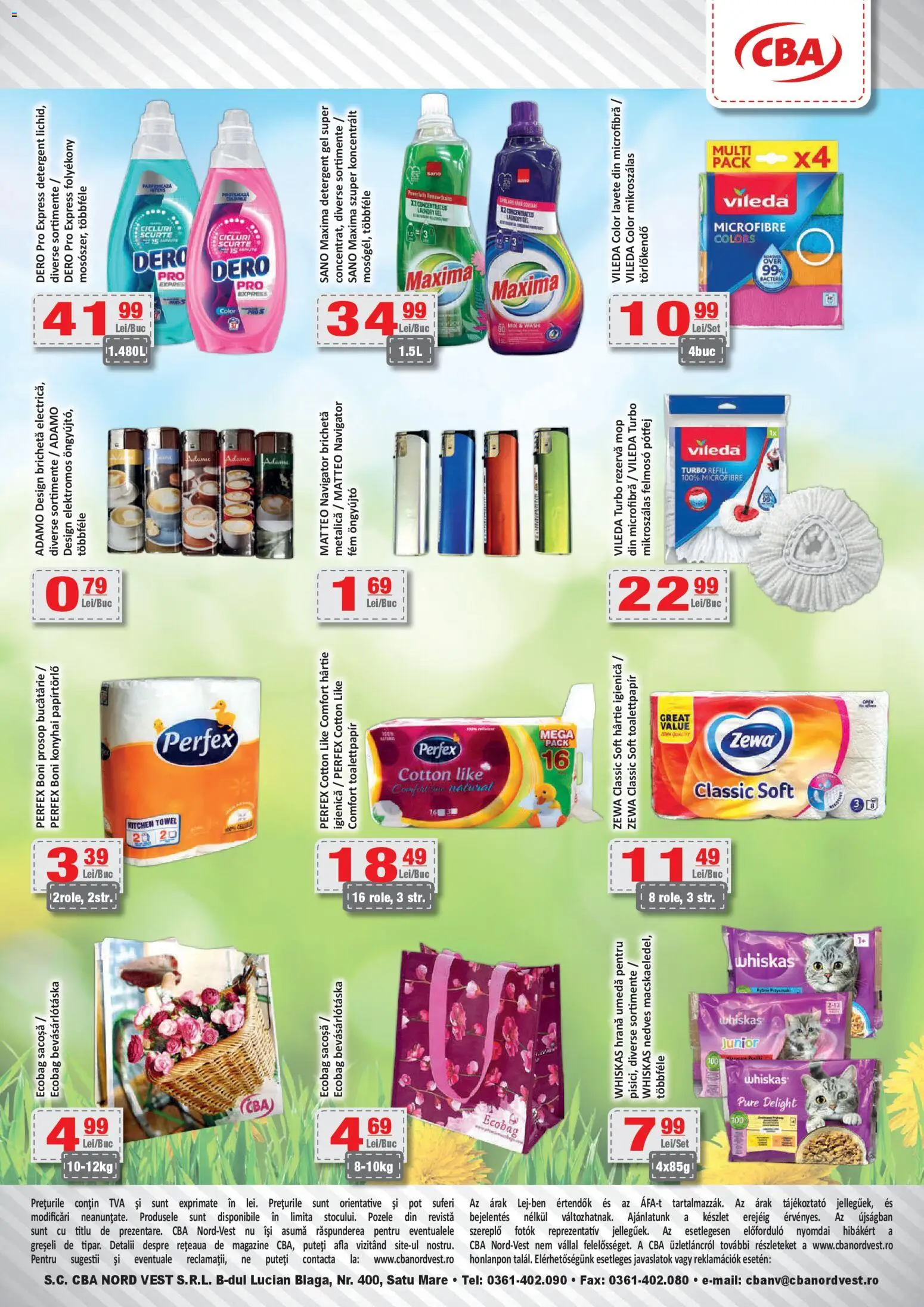 Noul catalog CBA – valabil de la 08.05.2026 | Pagină: 12 | Produse: Mop, Bucătărie, Detergent, Lavete