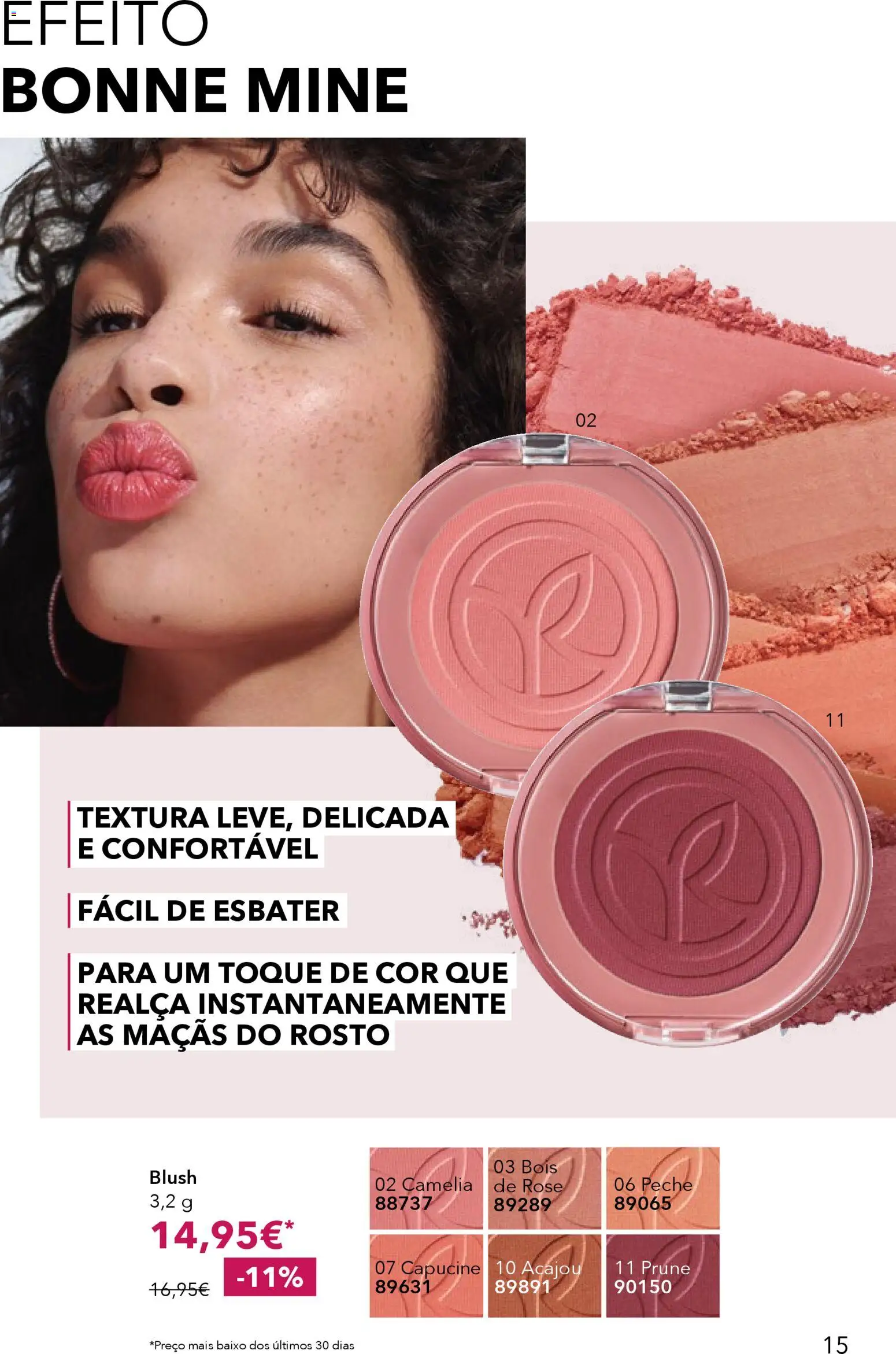 Yves Rocher catálogo 4 │ válido de 12.03.2026 | Página: 15 | Produtos: Blush, Maçãs