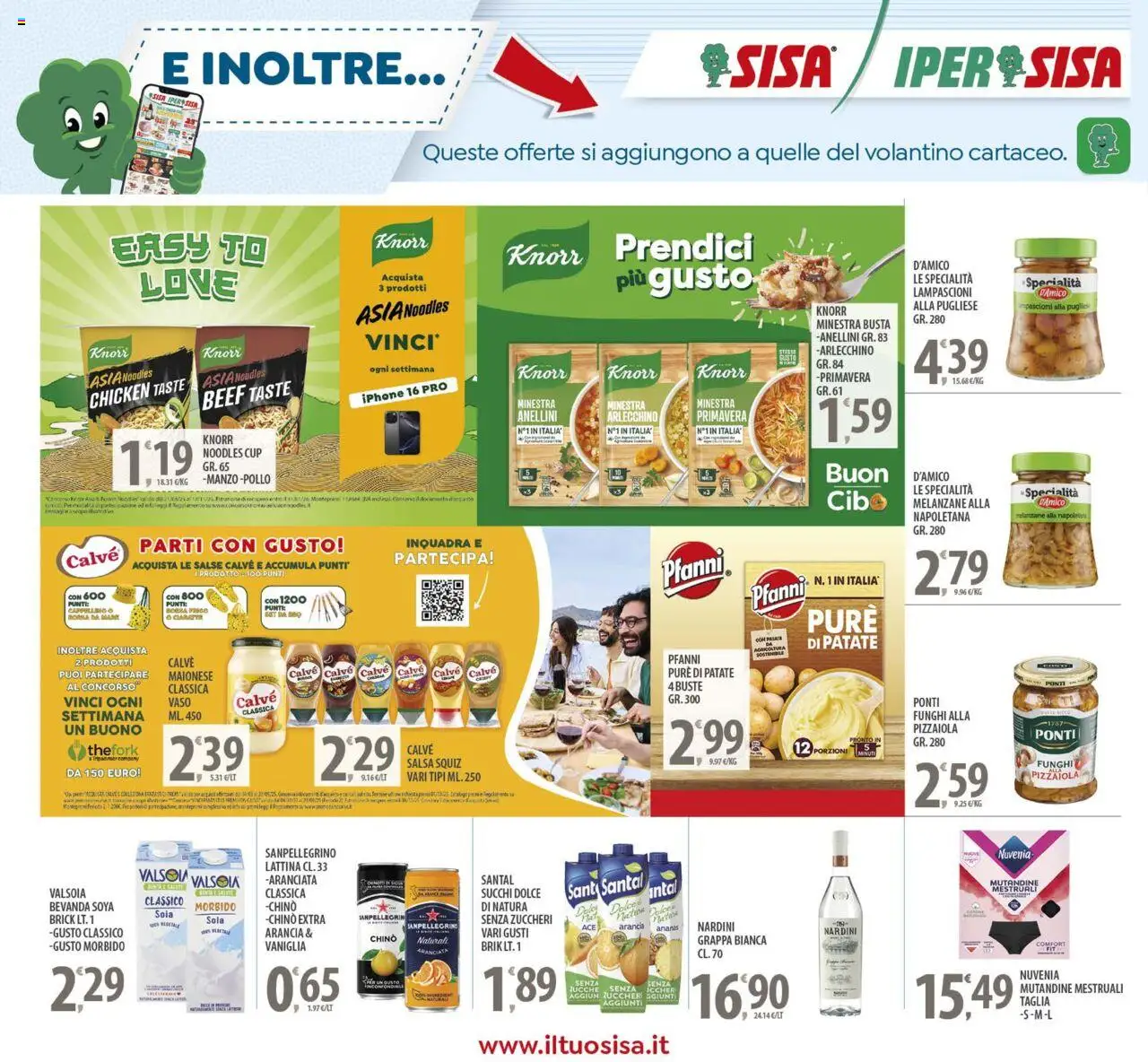 Volantino SISA del 23.09.2025 | Pagina: 22 | Prodotti: Salsa, Ananas, Arancia, Melanzane