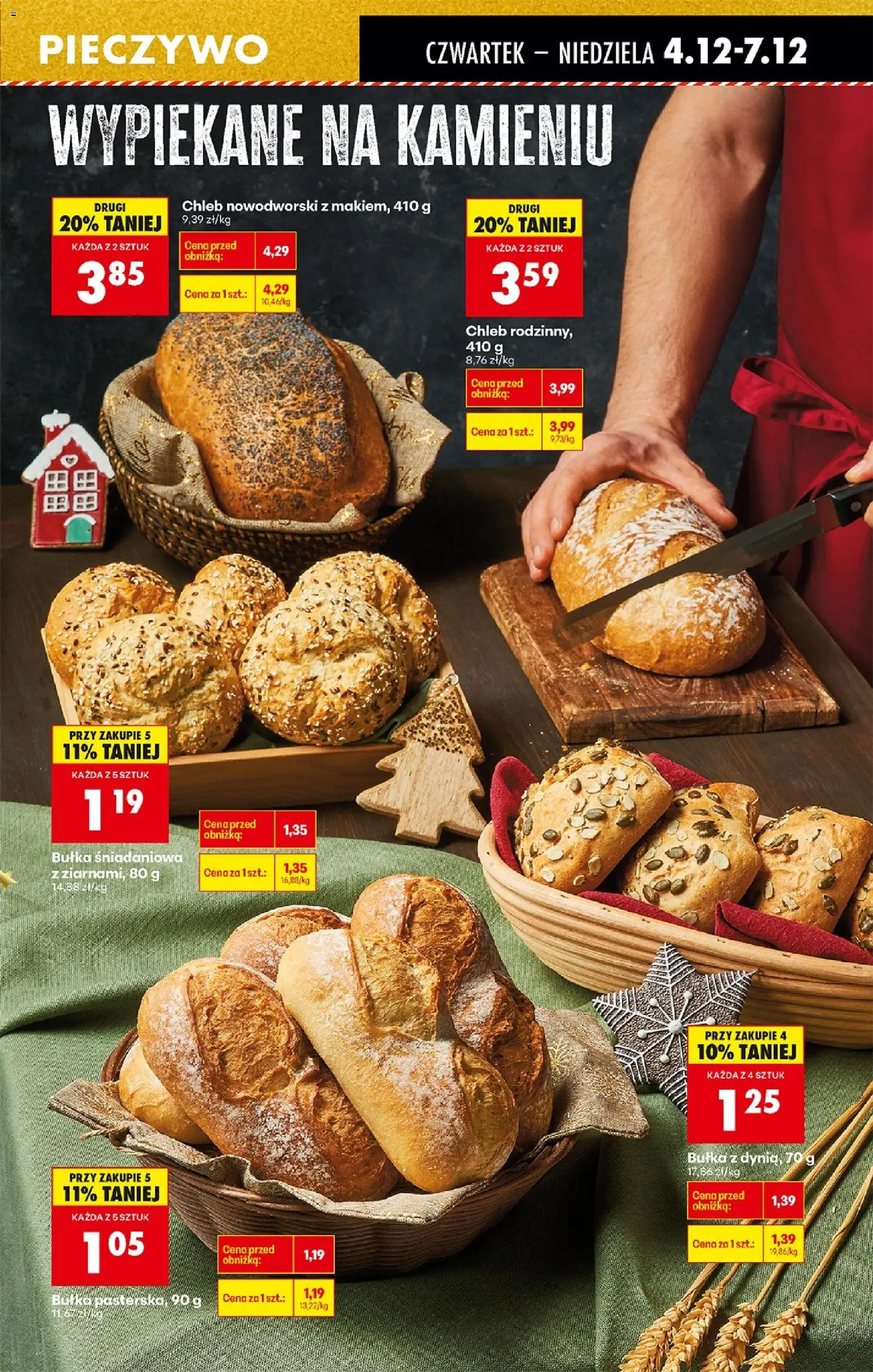 Biedronka gazetka - Oferta w tym tygodniu od 04.12.2025 | Strona: 41 | Produkty: Pieczywo, Bułka, Chleb