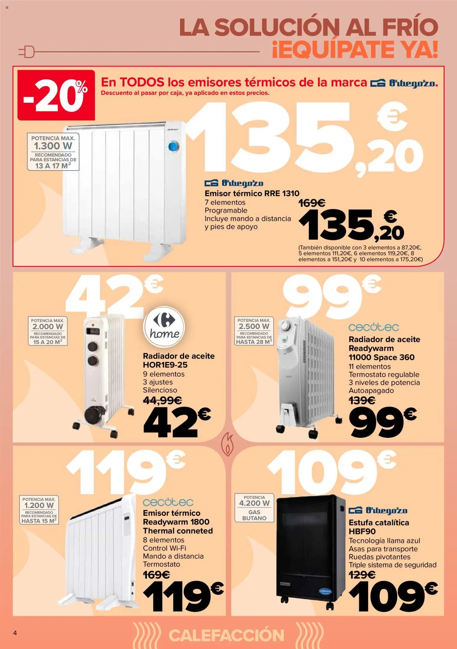 Carrefour folleto │ válido desde el 19.11.2025 | Página: 4 | Productos: Aceite, Radiador