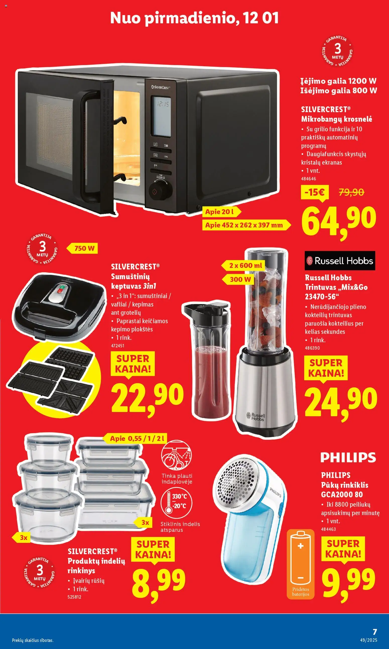 LIDL akcijos nuo 01.12.2025 | Puslapis: 7 | Prekių: Vafliai