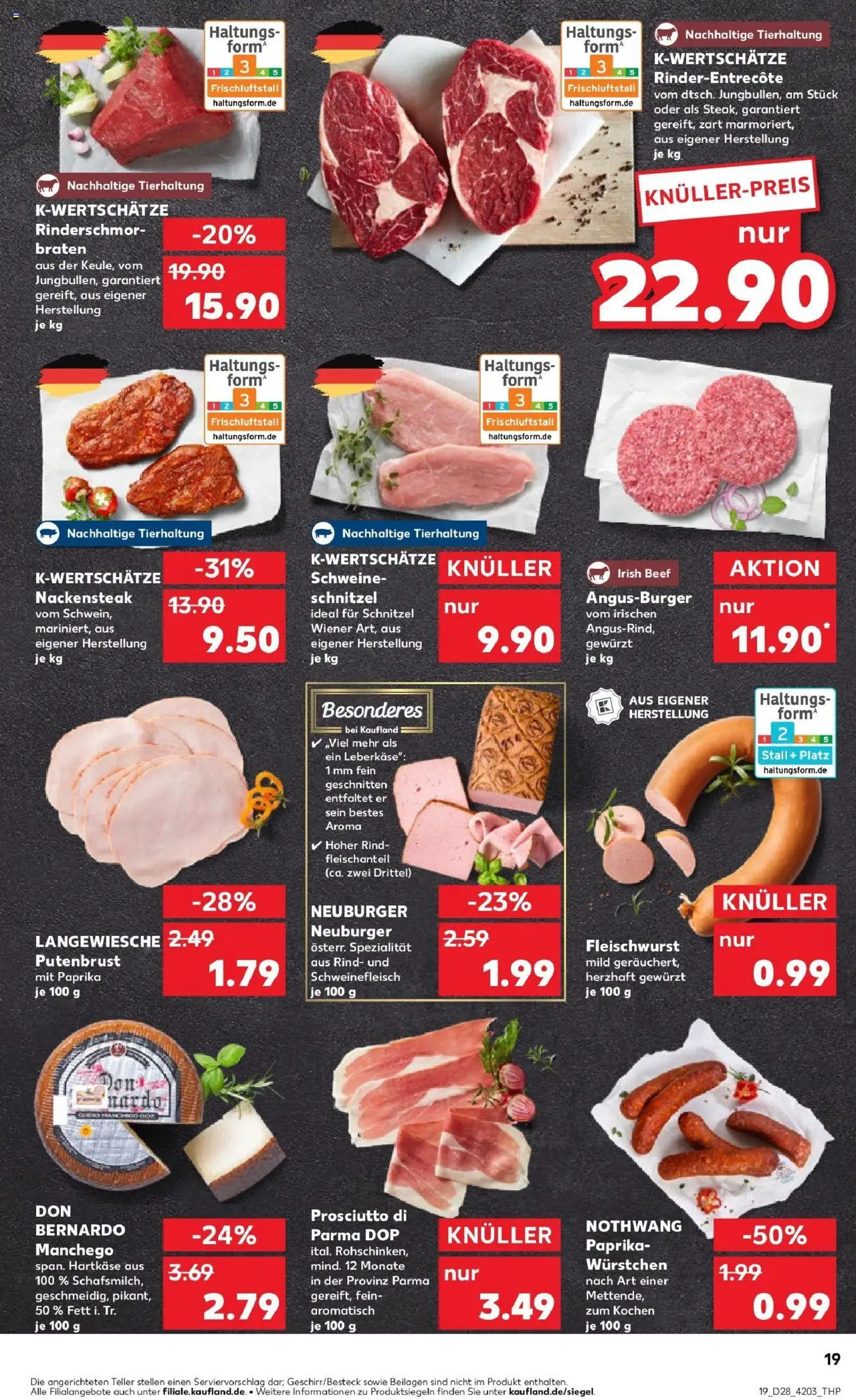 Kaufland prospekt Edingen-Neckarhausen	 - gültig ab dem 09.07.2025 | Seite: 19 | Produkte: Schnitzel, Paprika, Schweinefleisch, Leberkase