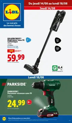 LIDL - Prévisualisation de LIDL catalogue les bonnes affaires de la semaine valide à partir de 14.08.2025