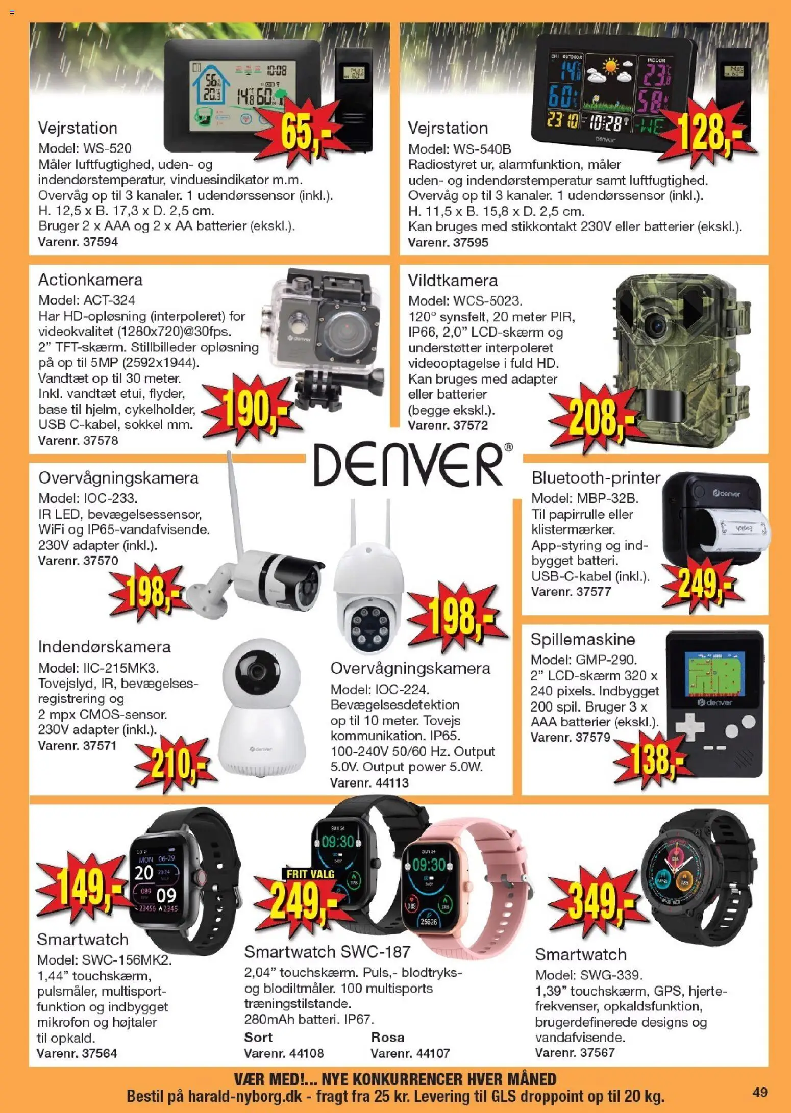 Harald Nyborg tilbudsavis – gyldig fra 29.01.2026 | Side: 55 | Produkter: Overvågningskamera, Batterier, Vejrstation, Mikrofon