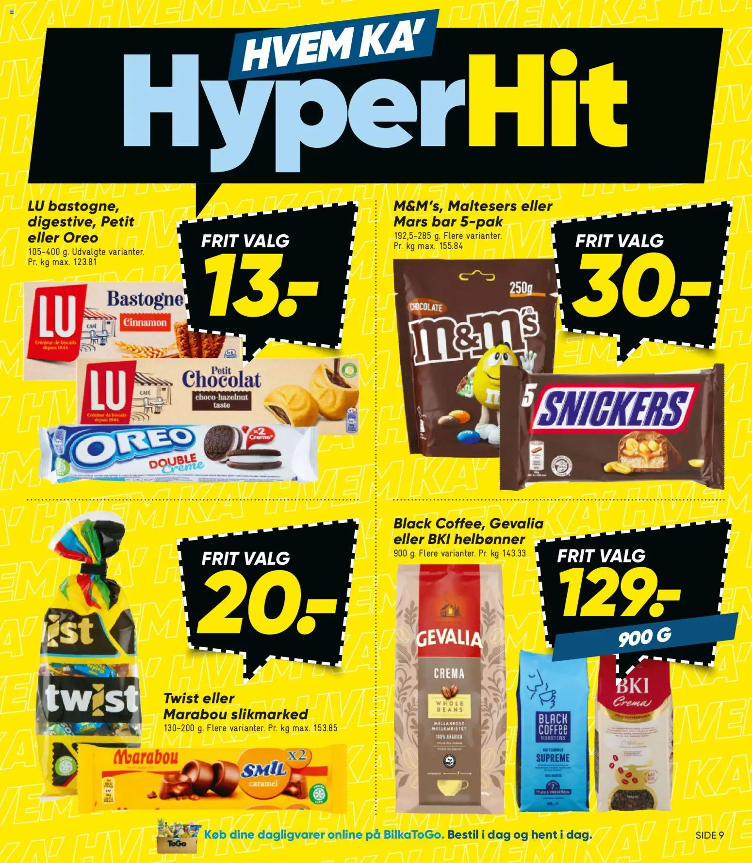 Bilka tilbudsavis – gyldig fra 27.02.2026 | Side: 9 | Produkter: Creme, Oreo