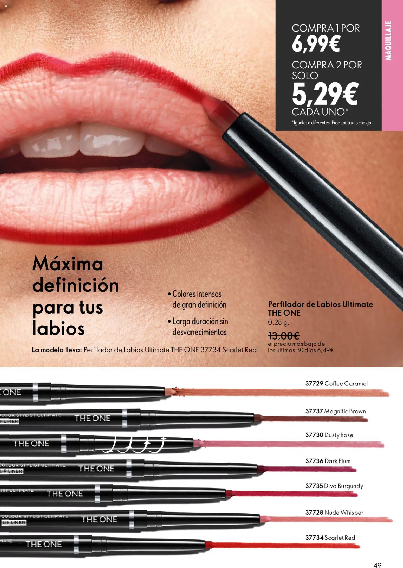 Oriflame - Catálogo Campaña 6 │ válido desde el 22.04.2026 | Página: 49 | Productos: Maquillaje