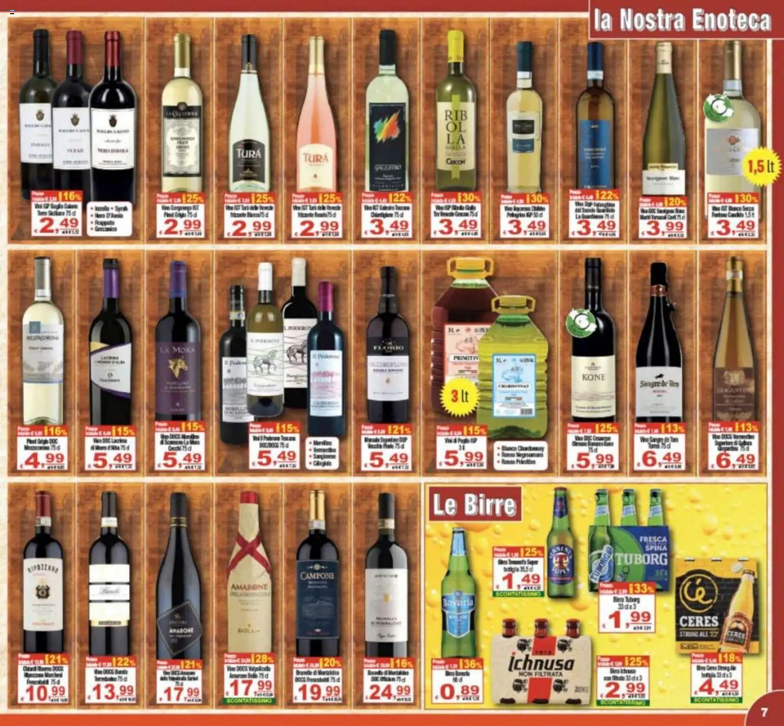 Volantino CTS del 17.03.2026 | Pagina: 7 | Prodotti: Birra, Top, Ceres, Enoteca