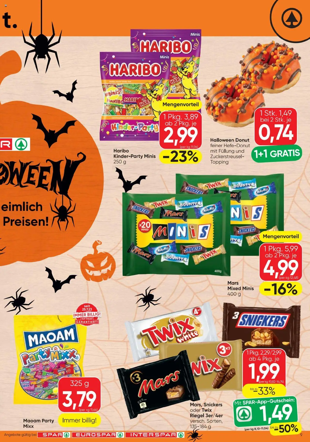 Spar Flugblatt gültig ab 23.10.2025 | Seite: 9