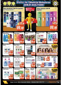 08.10.2025 tarihinden itibaren geçerli olan Happy Center kataloğu önizlemesi | Sayfa: 6 | Ürünler: Krem, Duş jeli, Deodorant, Diş macunu