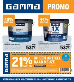 GAMMA - Folder - Voorbeeld van een folder van GAMMA, geldig van 17.12.2025