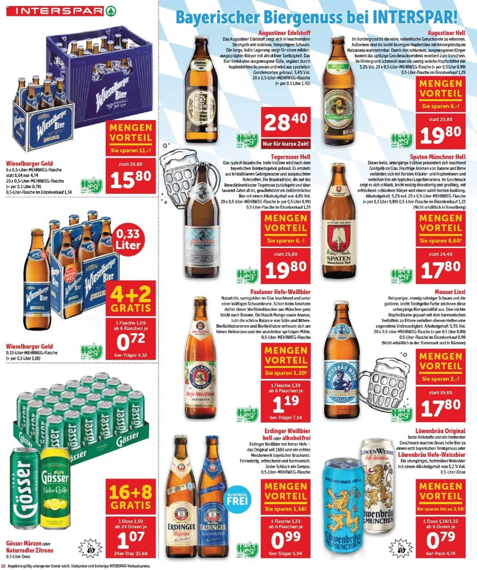 Interspar Flugblatt - Burgenland Nord gültig ab 16.04.2026 | Seite: 11 | Produkte: Zitrone, Mango, Birne, Bier