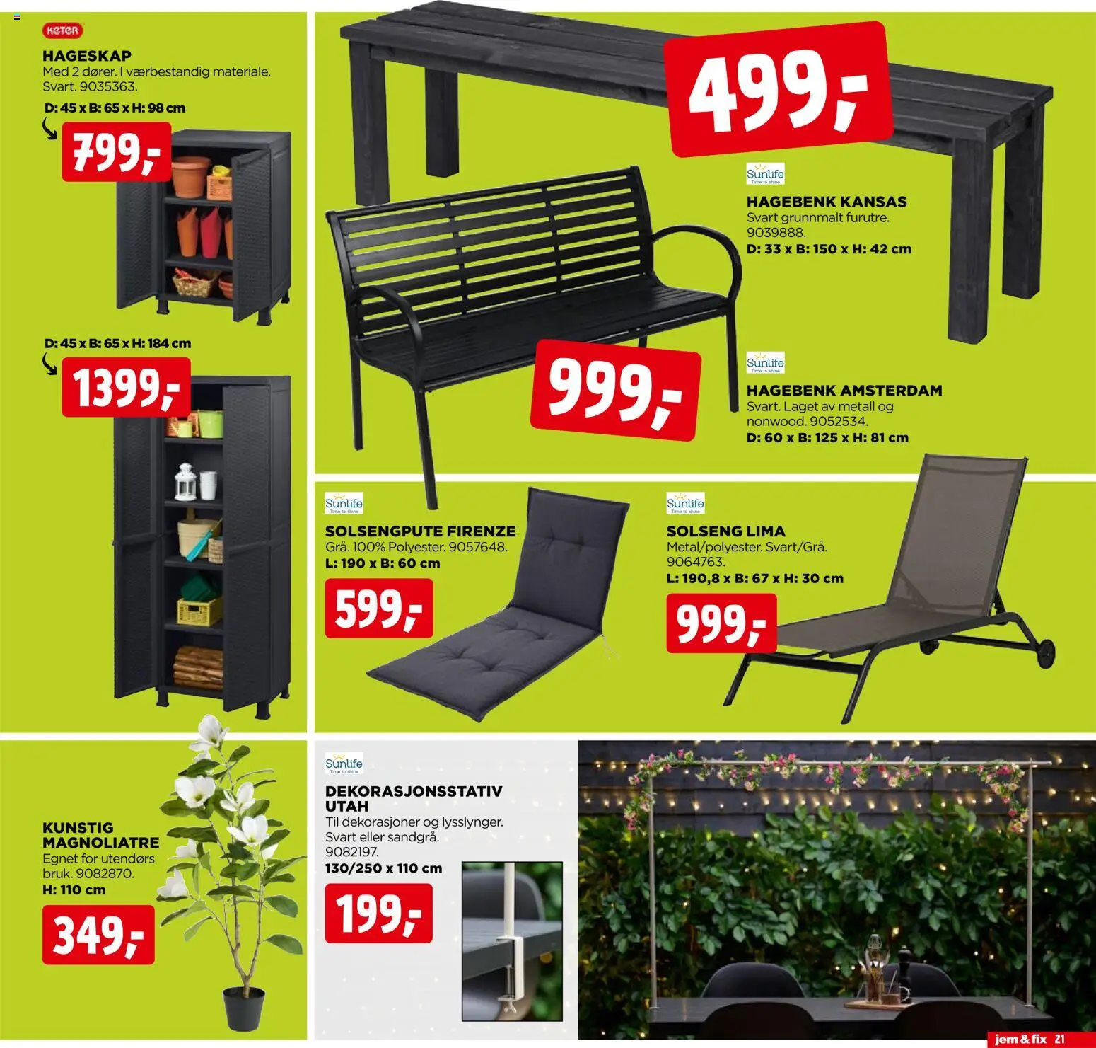 {H1} | Side: 21 | Produkter: Solseng