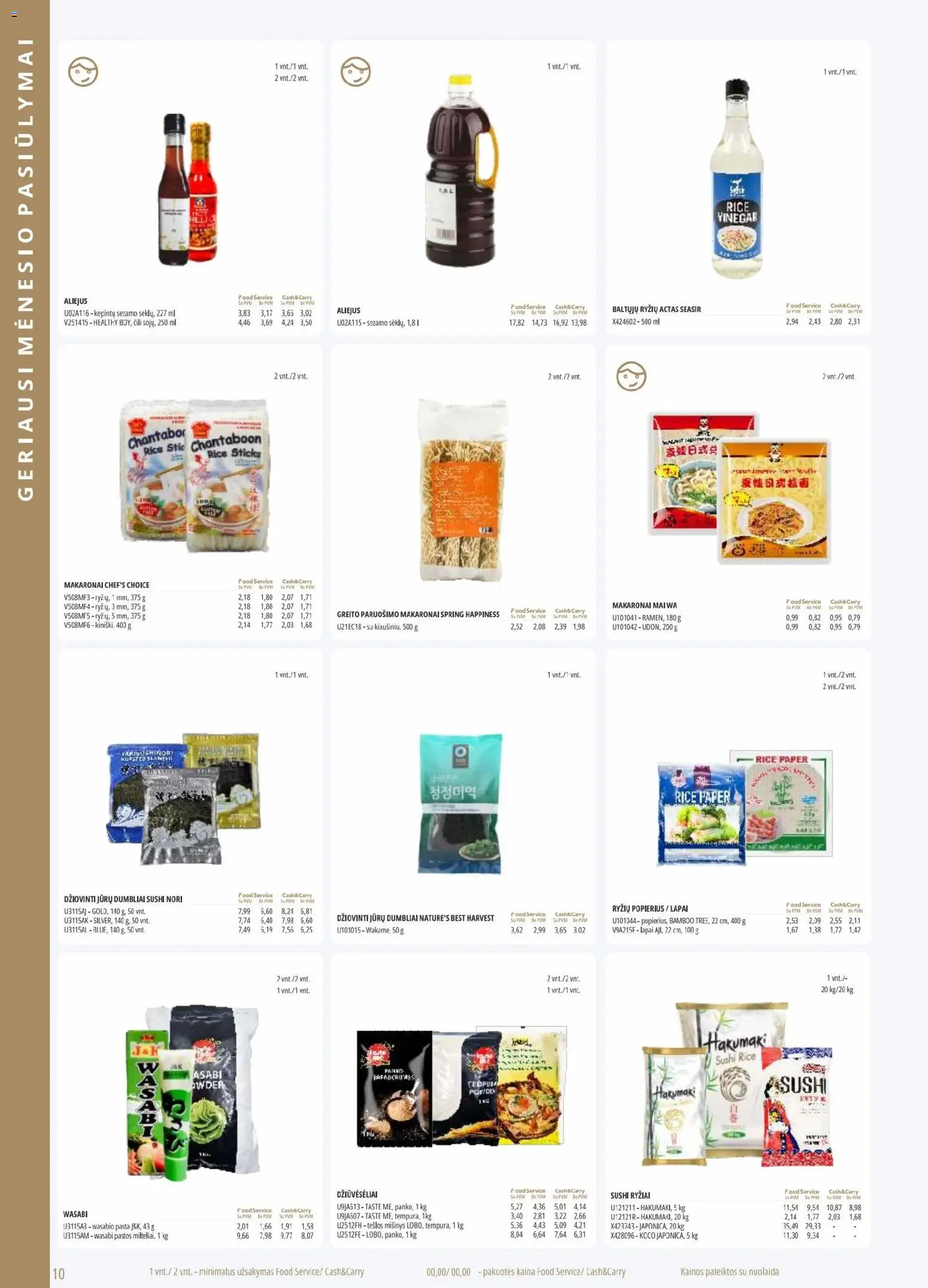 ePromo akcijos nuo 03.11.2025 | Puslapis: 10 | Prekių: Aliejus, Ryžiai, Makaronai