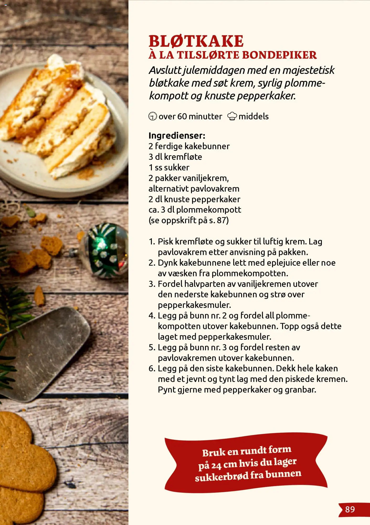 {H1} | Side: 89 | Produkter: Кабель для тв, Sukker, Kremfløte, Topp